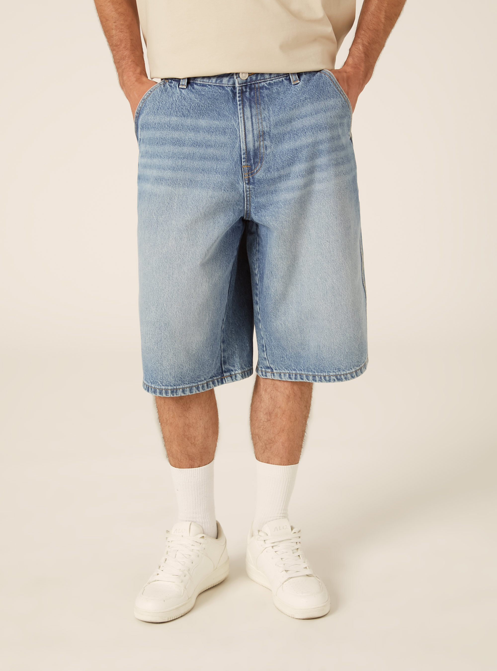 Jorts Vaqueros Loose Fit, D007 LIGHT AZURE