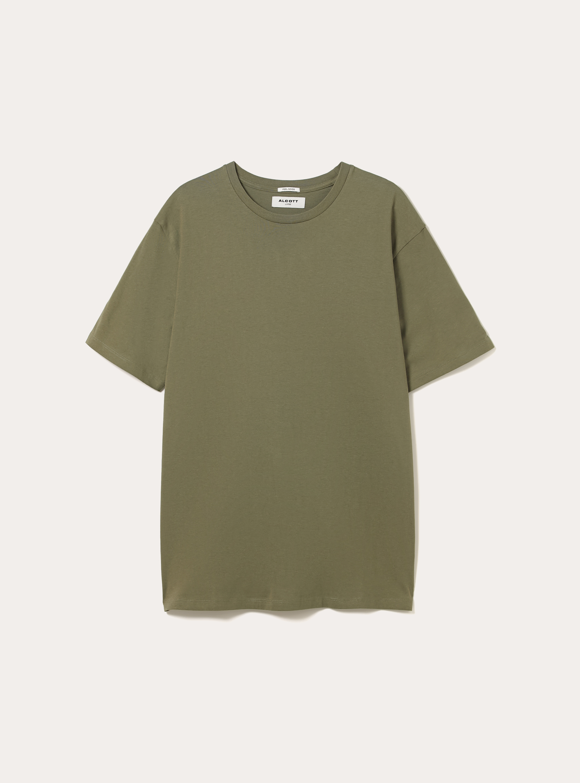 Basic Cotton T-Shirt, KY2 KAKY MEDIUM