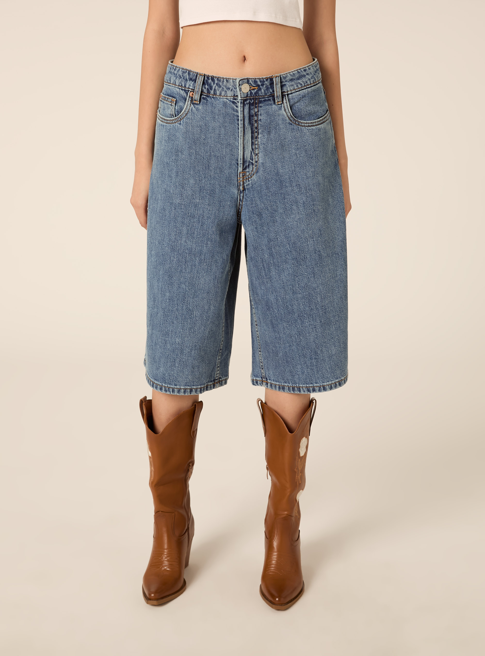 Bermuda Jorts Vaquero, D003 MEDIUM BLUE