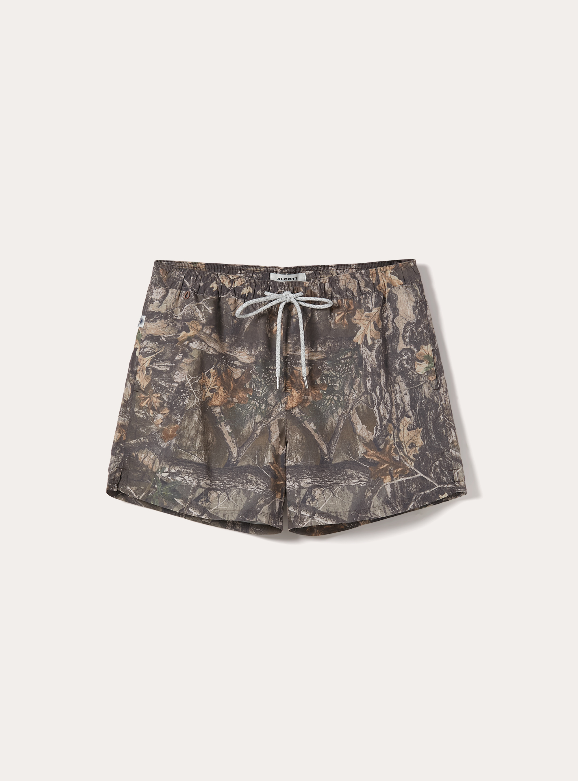 Real-Tree Camouflage Drawstring Shorts, KY1 KAKY DARK