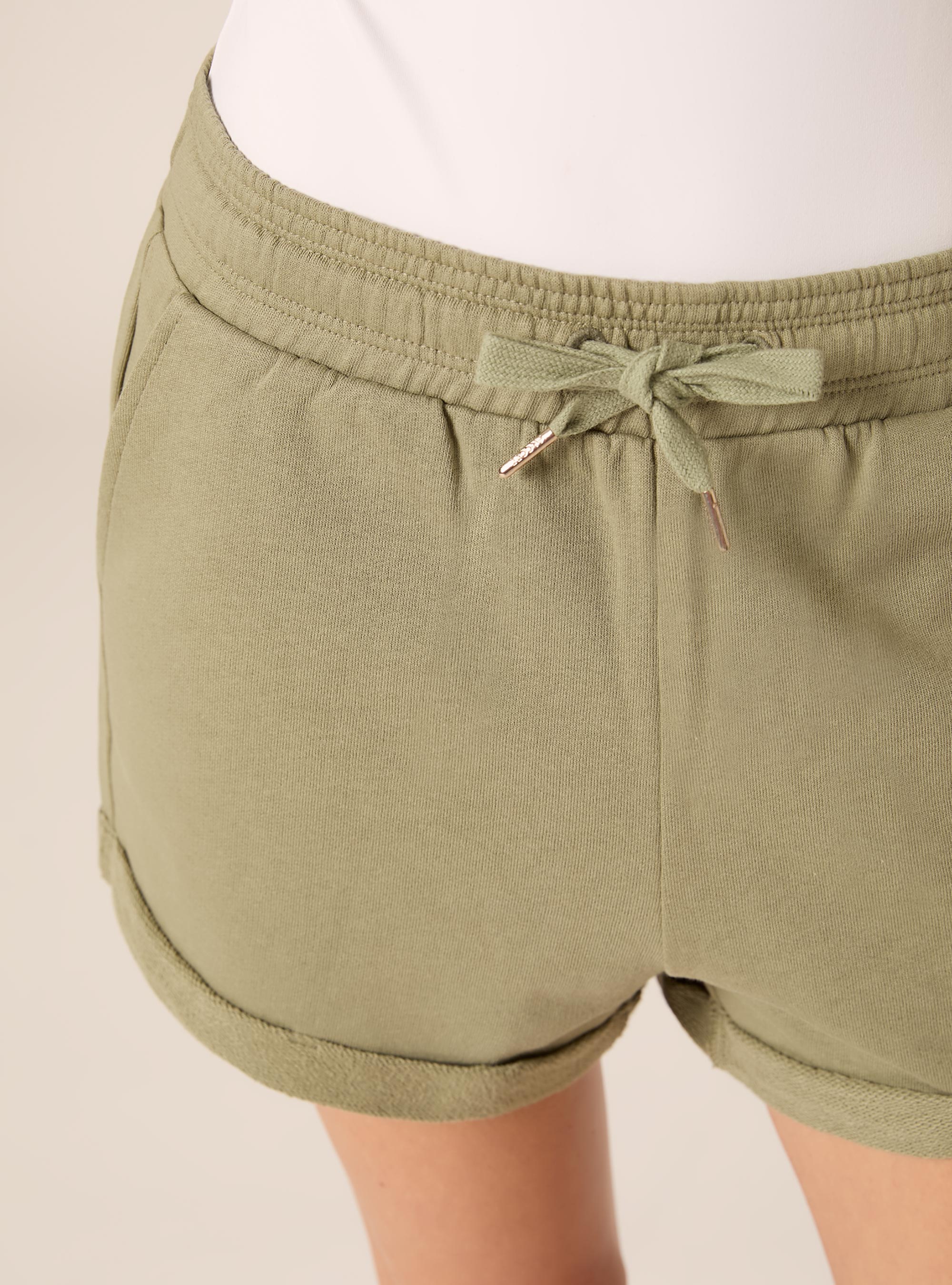 Shorts in cotone con vita elasticizzata, KAKY MEDIO
