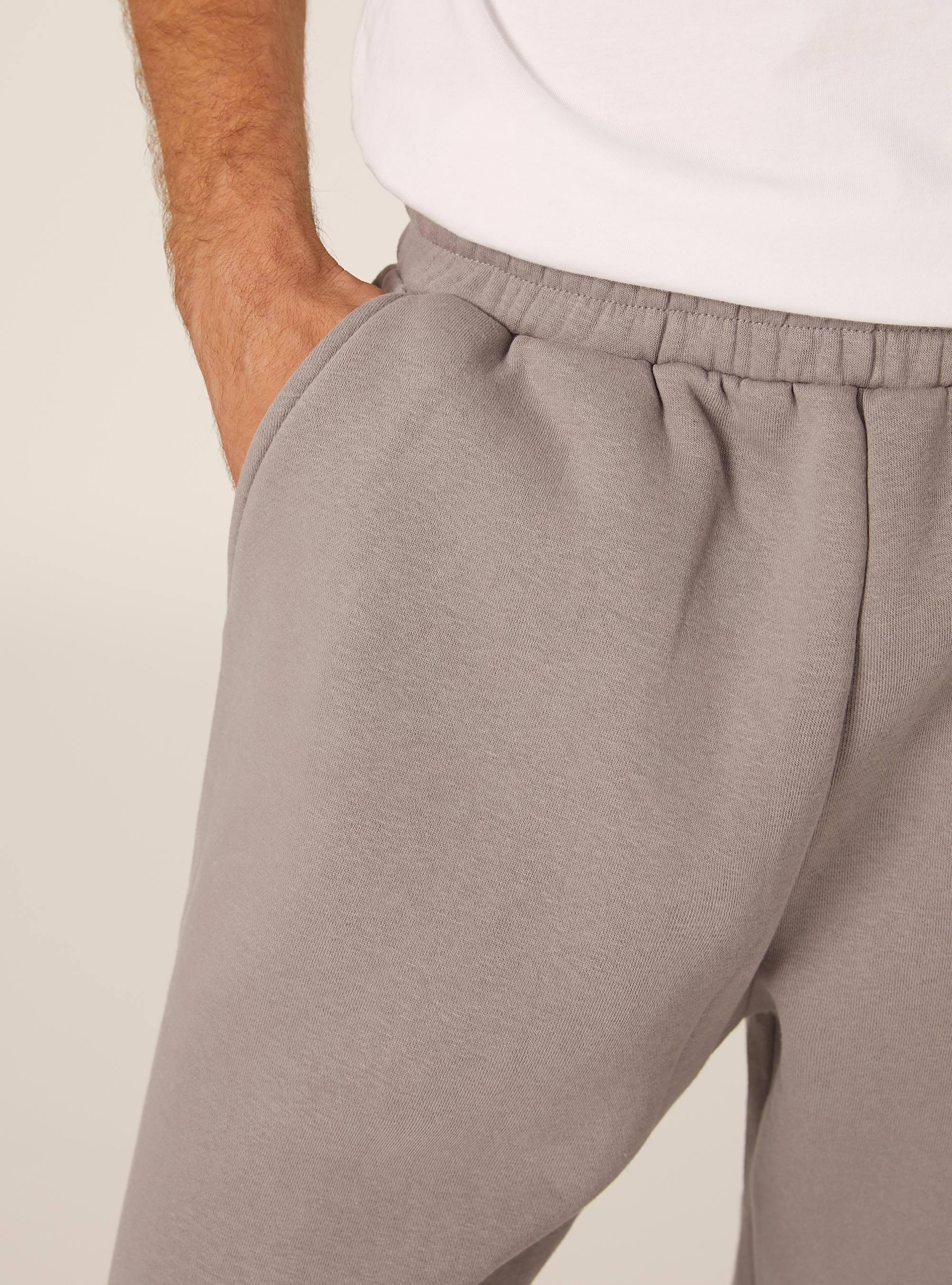 Pantalon ample en molleton, GY2 GREY MEDIUM
