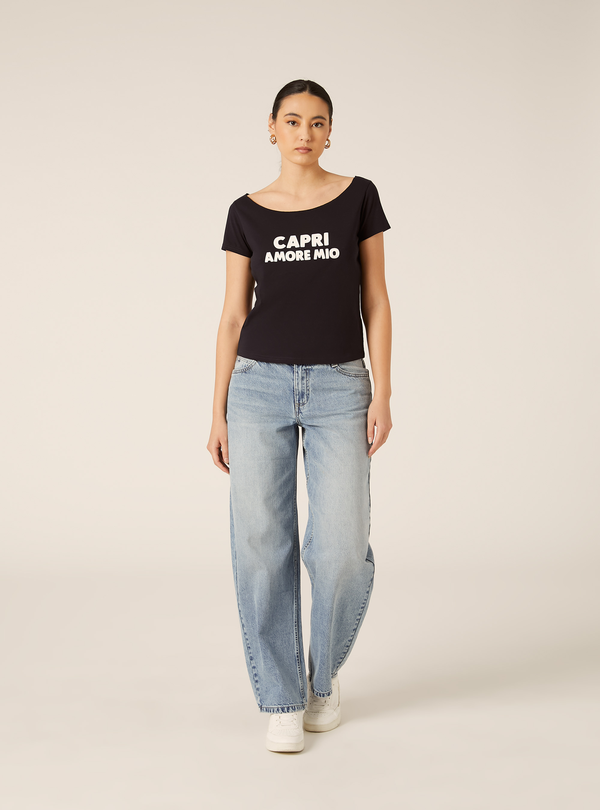 Camiseta con Escote Barco, NA1 NAVY DARK