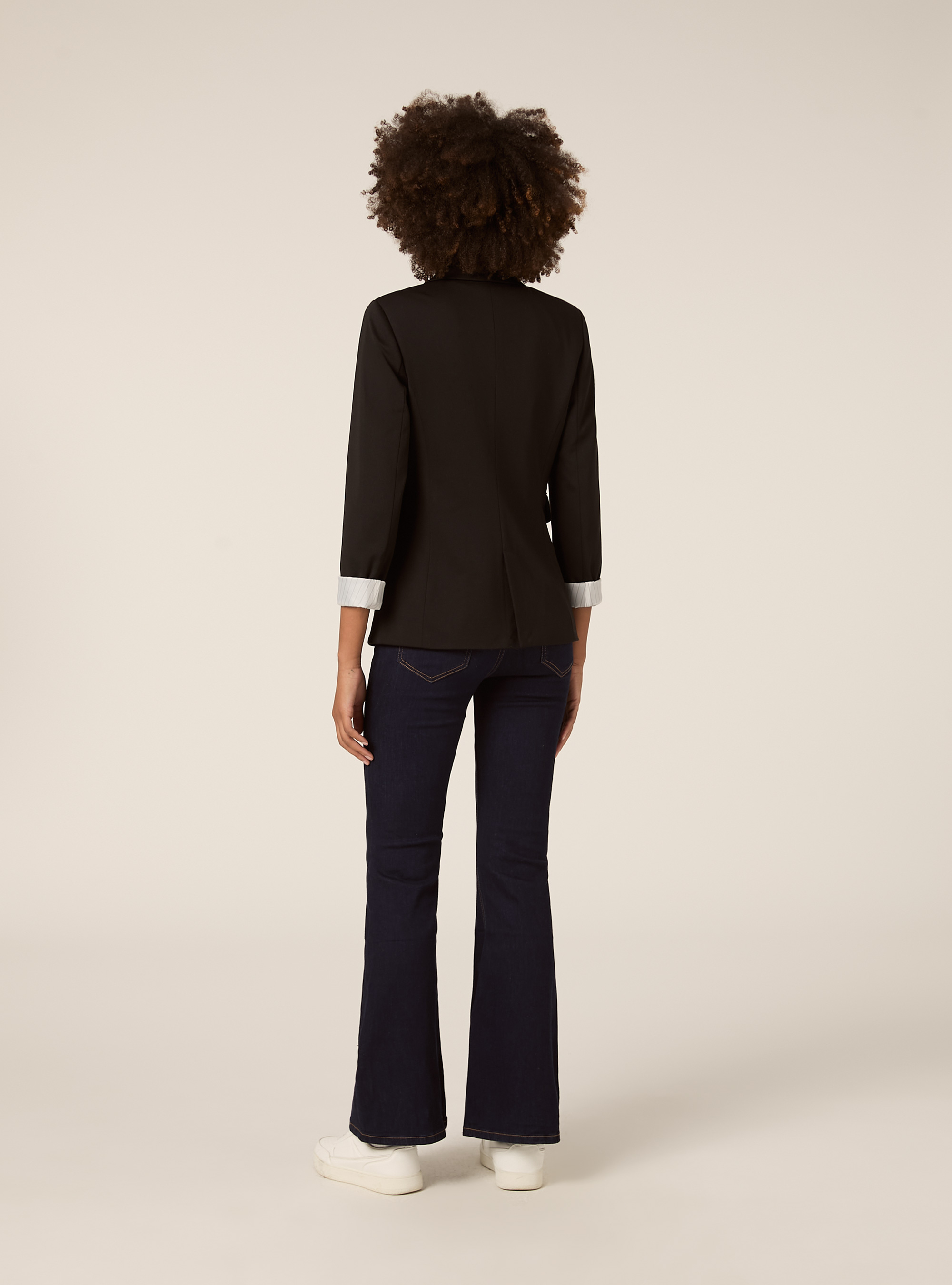 Jersey blazer, BK1 BLACK