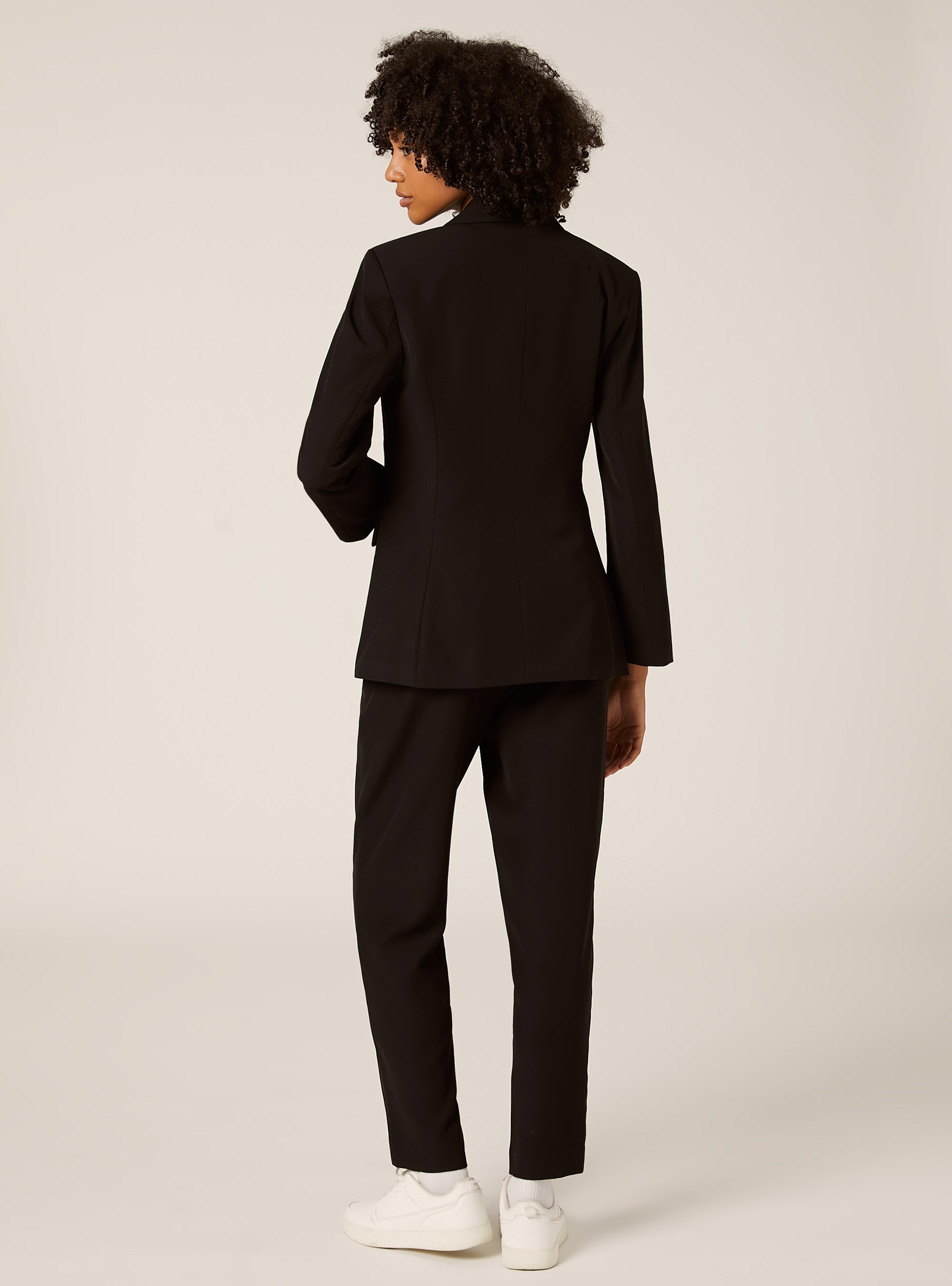 Blazer crois&eacute; sur mesure, BK1 BLACK