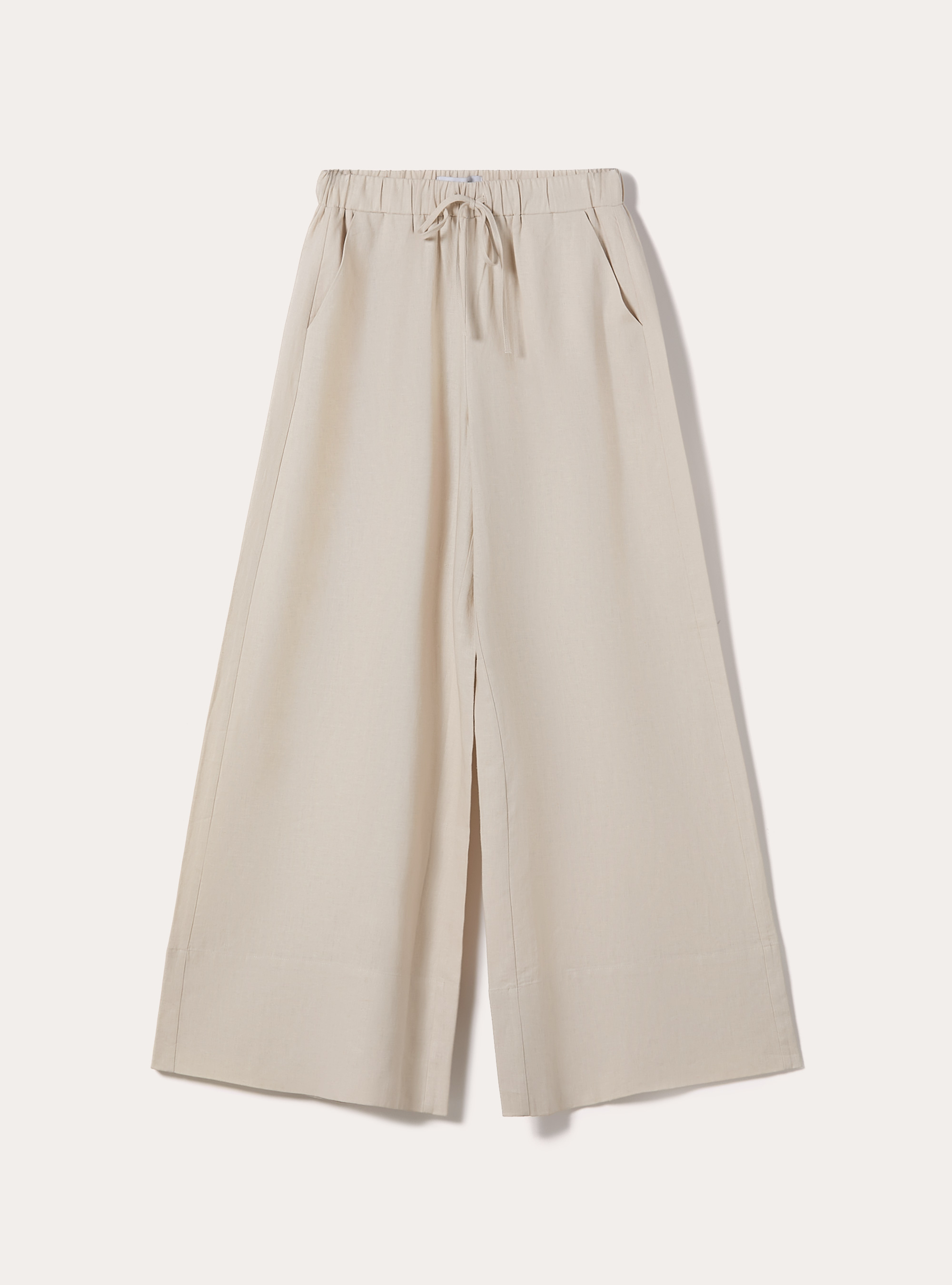 Palazzohose aus Leinel, BG2 BEIGE MEDIUM