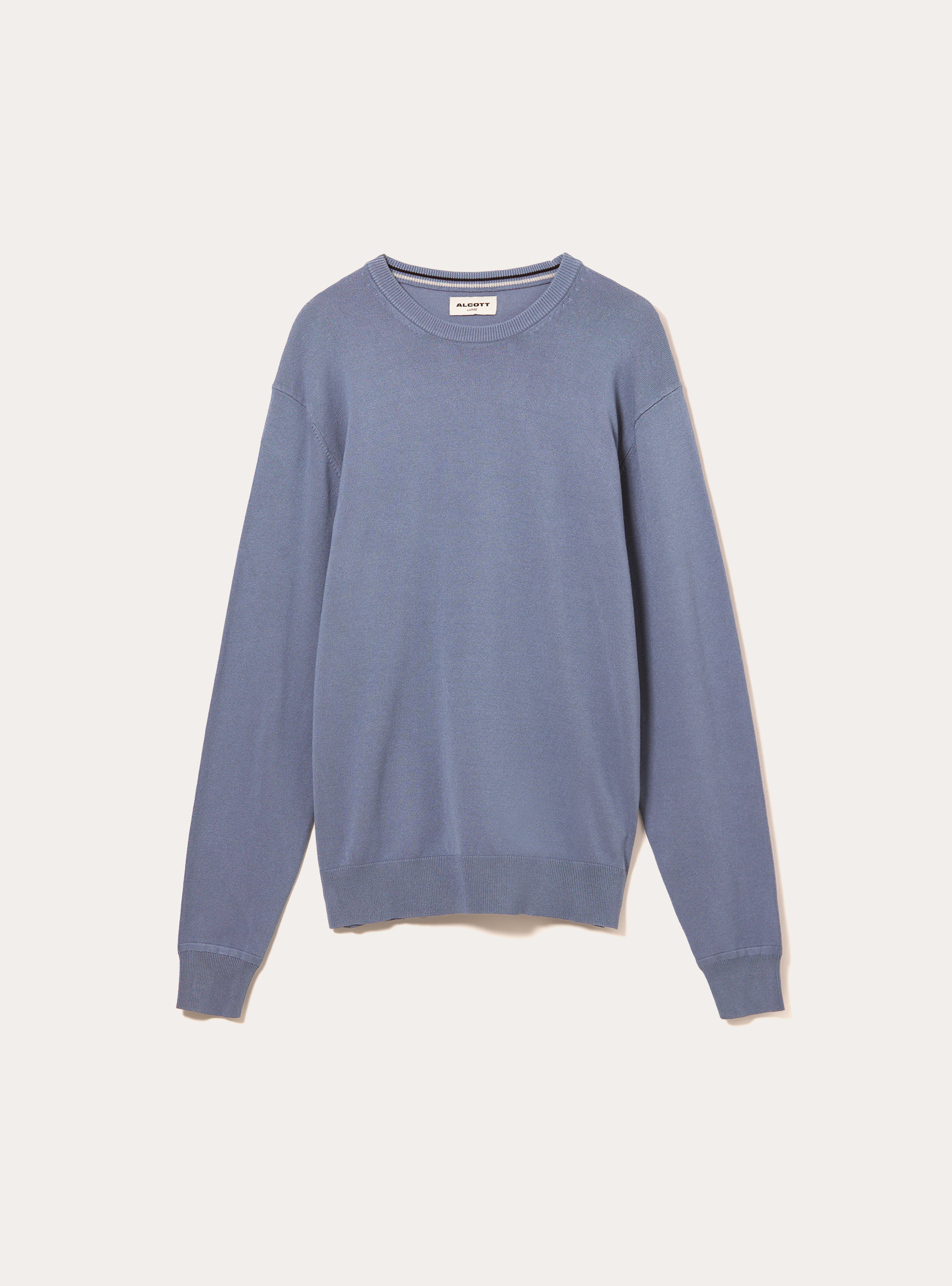 Pull &agrave; col rond en viscose Ecovero, IN2 INDIGO MEDIUM
