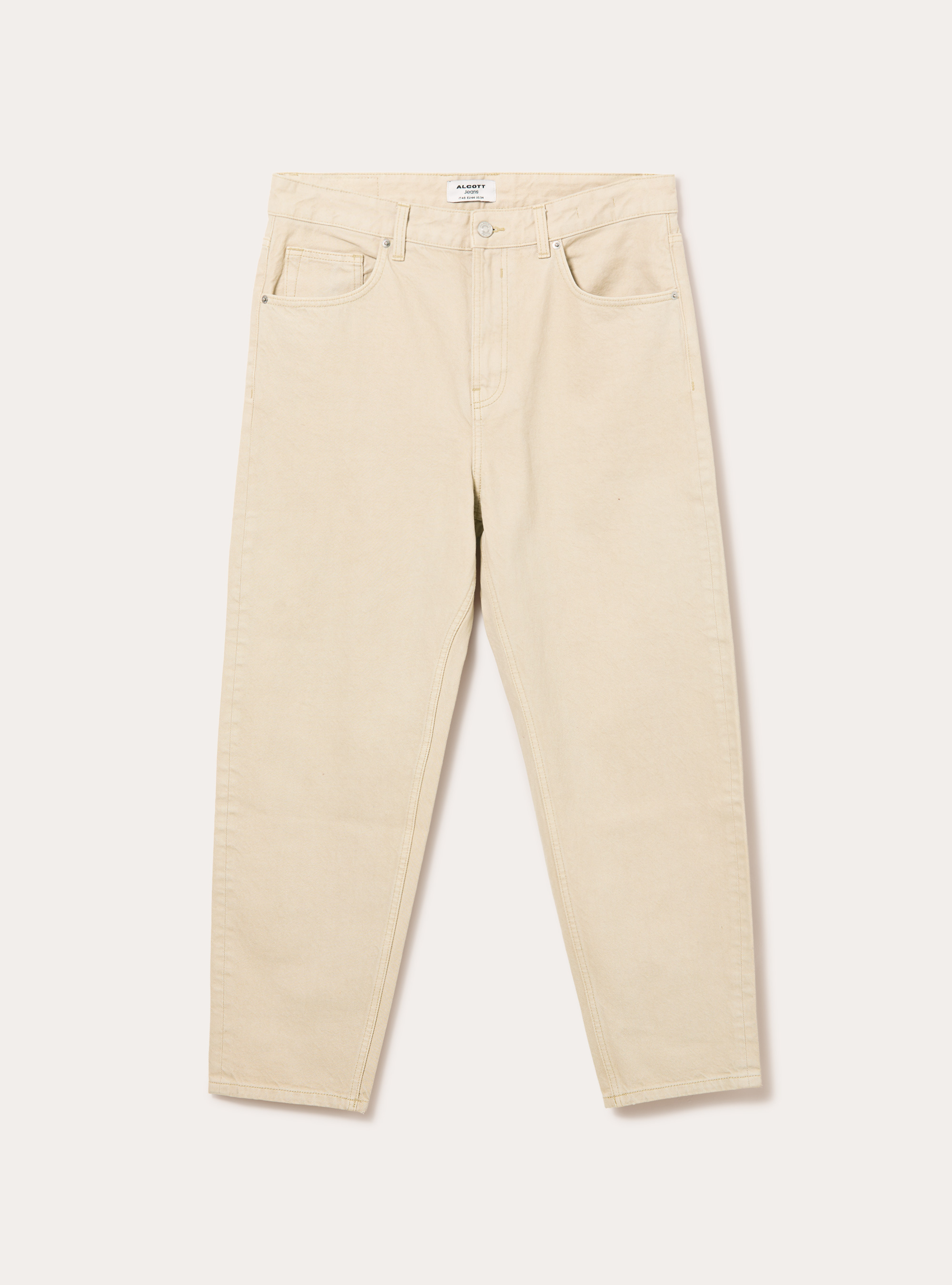 Jeans loose fit, BG3 BEIGE LIGHT