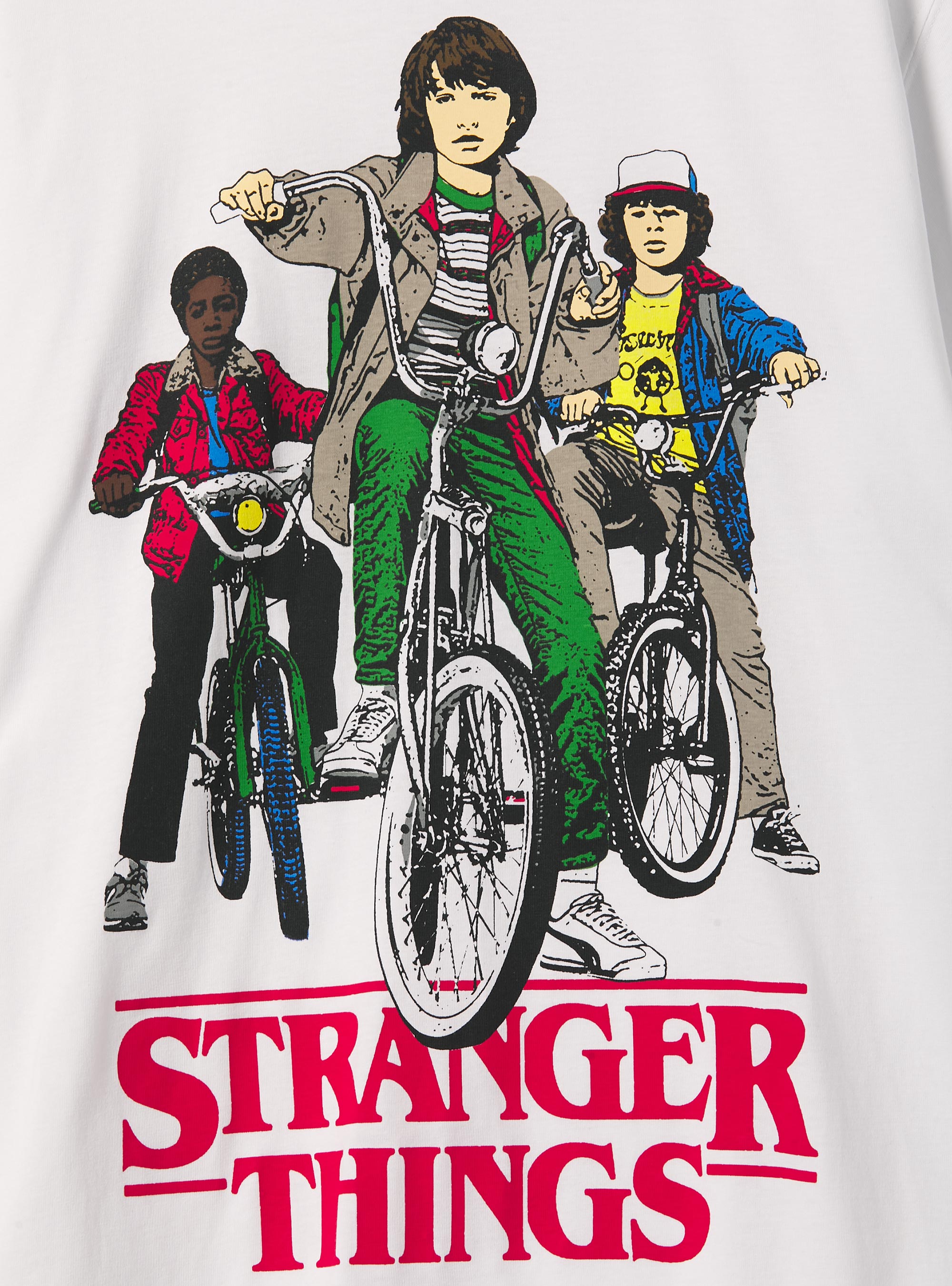 Maglietta Stranger Things / Alcott, WH3 WHITE