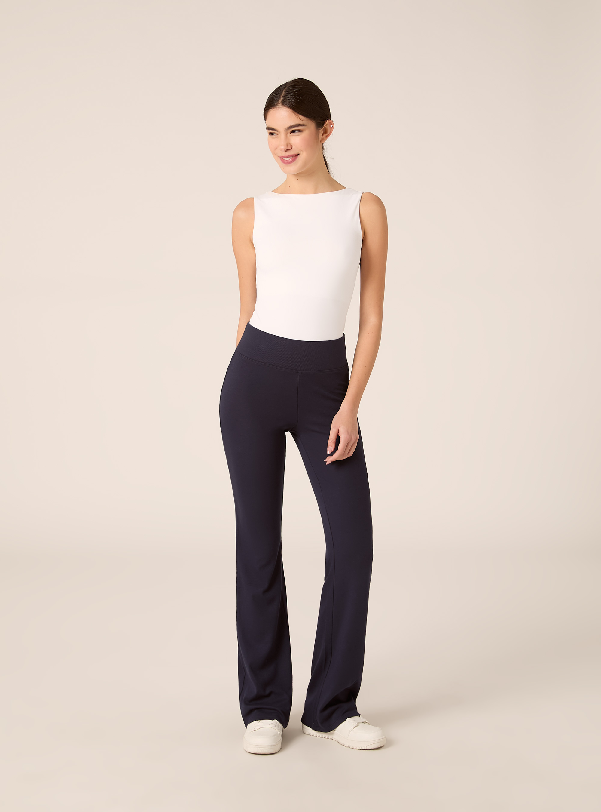 Flared leggings, NA2 NAVY MEDIUM