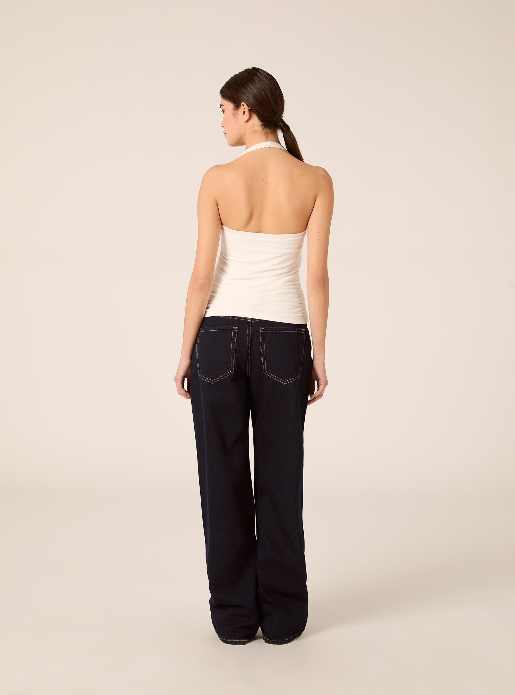 Jersey-Bandeau-Top, WH2 WHITE