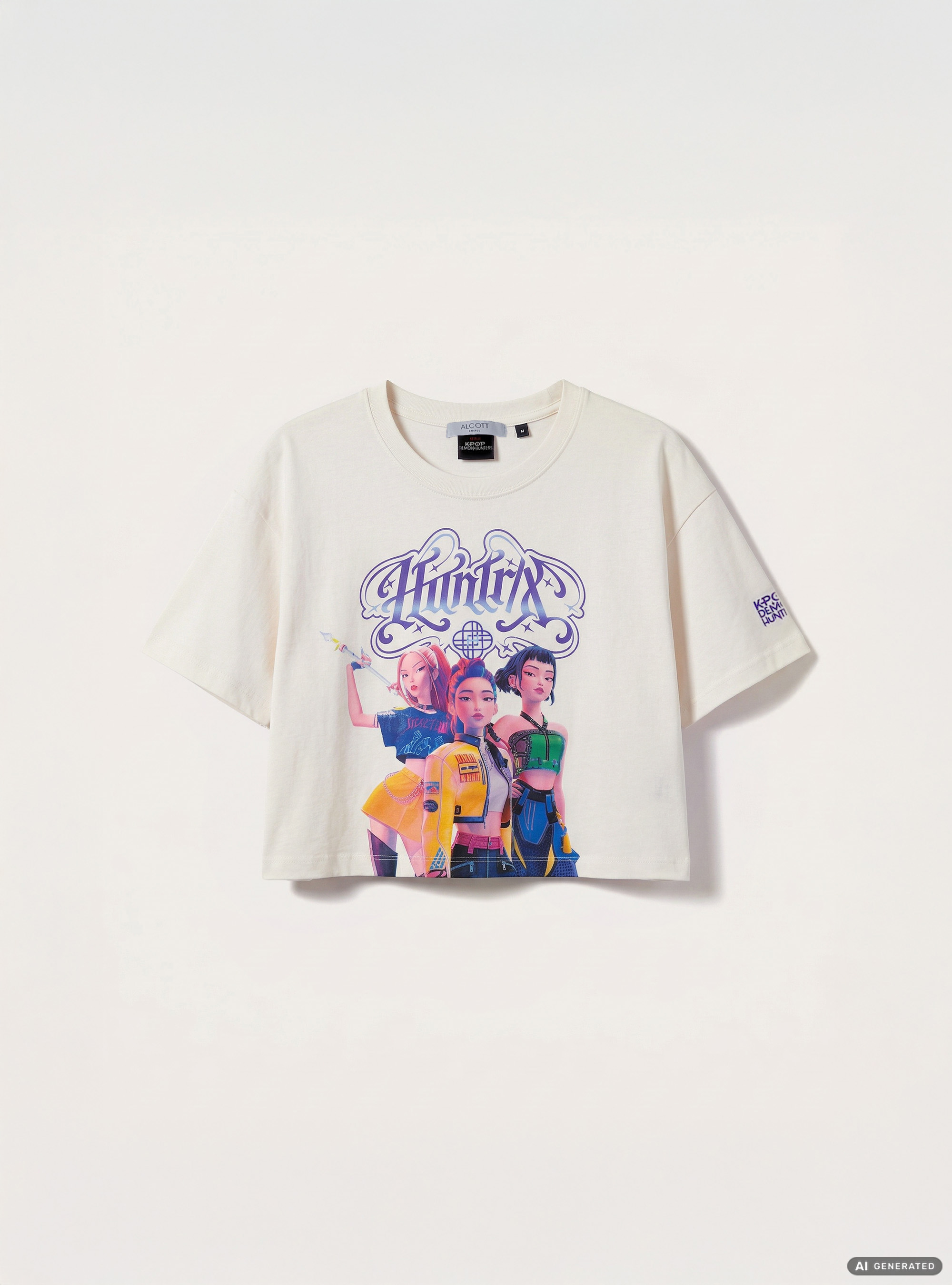T-shirt Licence KPop Demon Hunters, WH2 WHITE