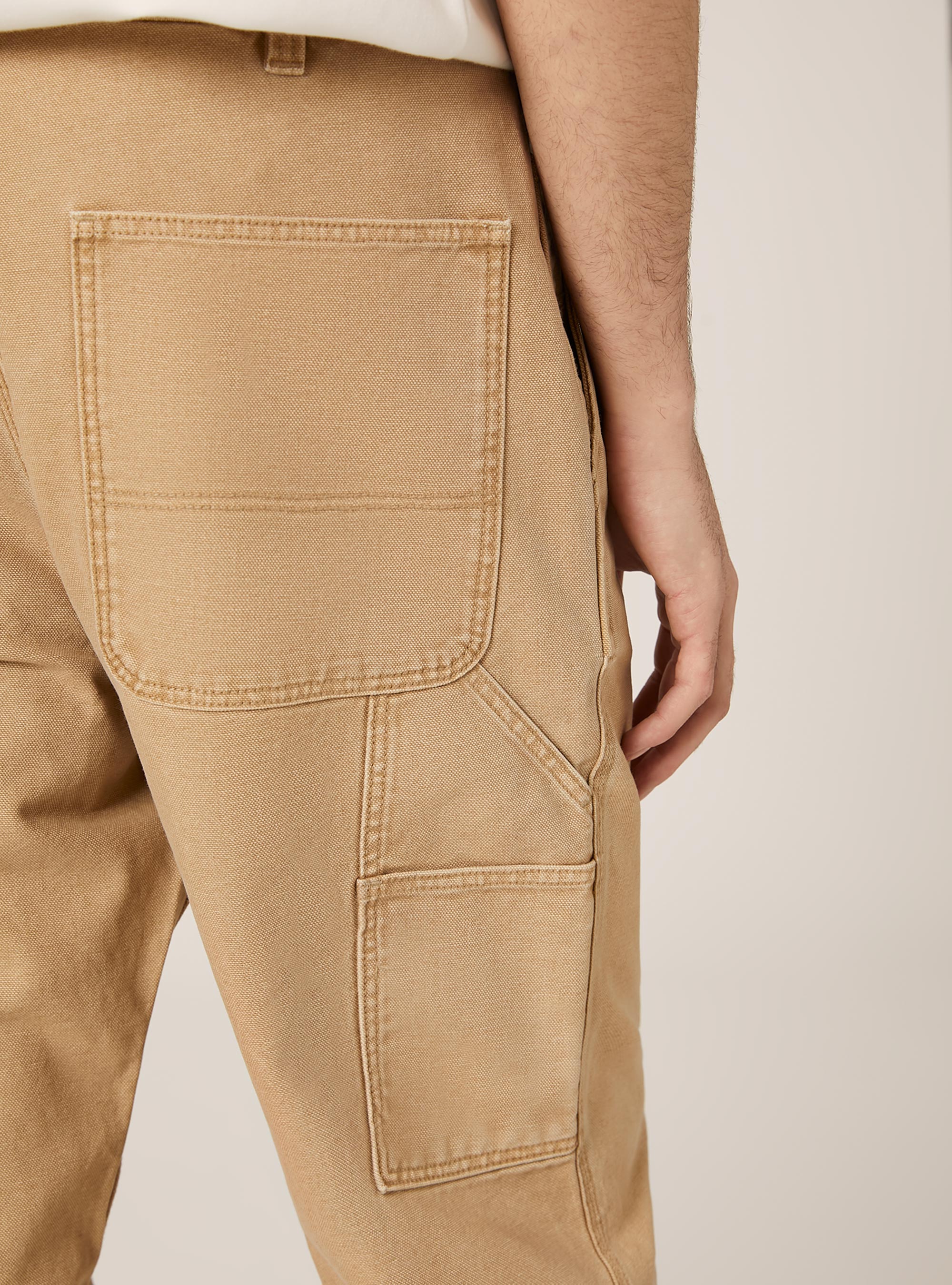 Pantalon en toile de charpentier, BG2 BEIGE MEDIUM