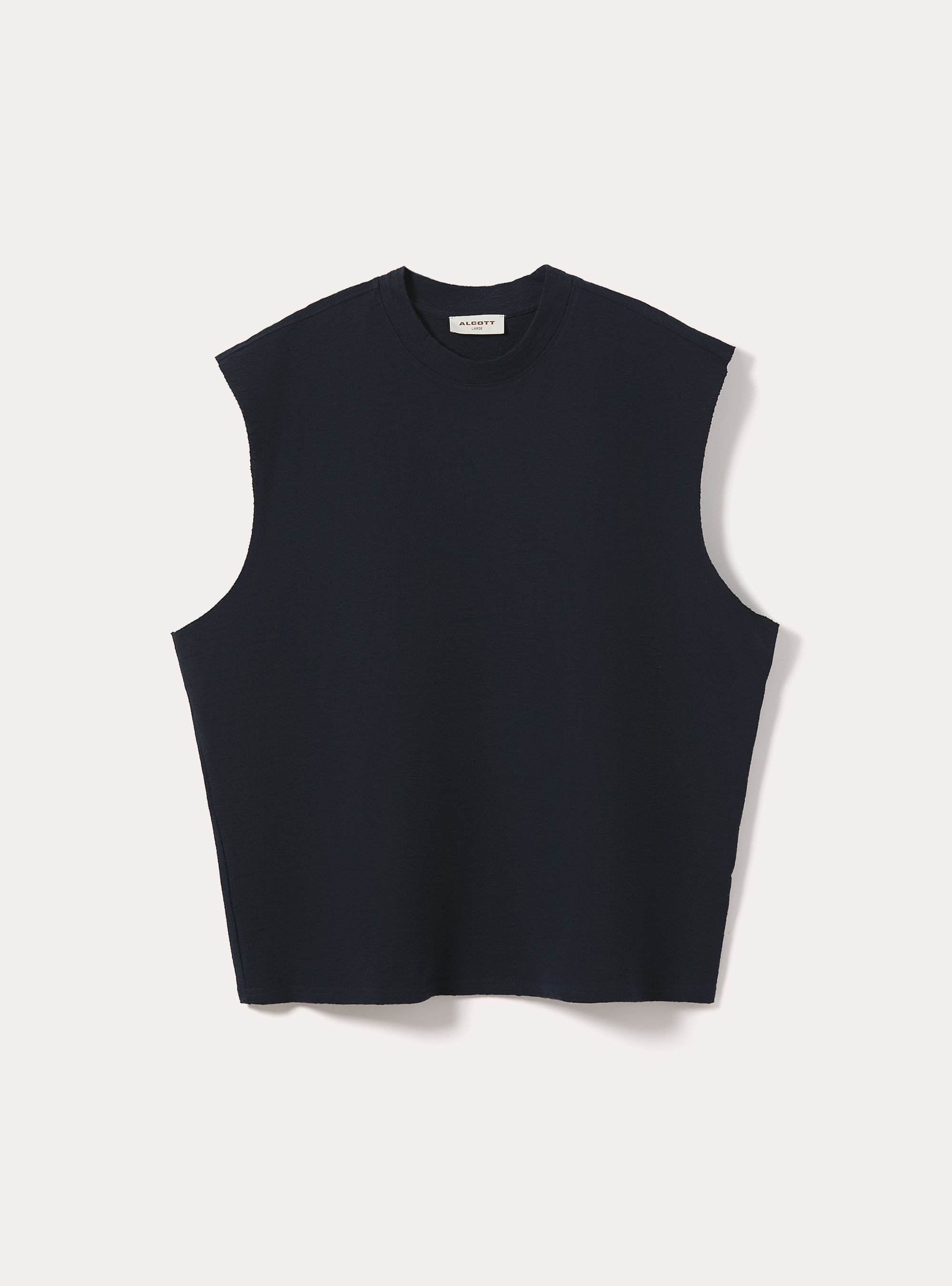 Strukturstrick-Tanktop in Boxy-Fit, NA1 NAVY DARK