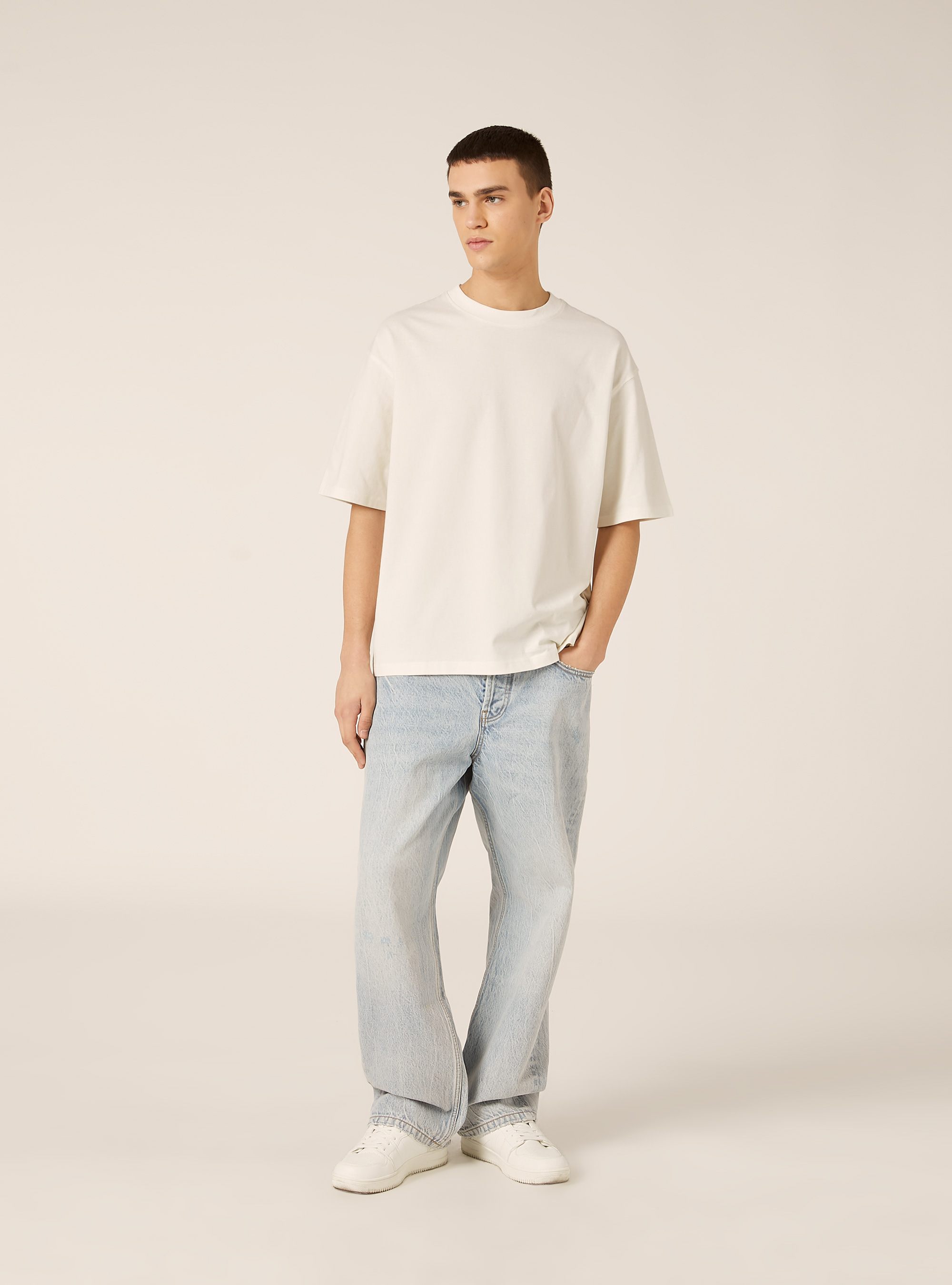 Jeans mit geradem Schnitt, D007 LIGHT AZURE