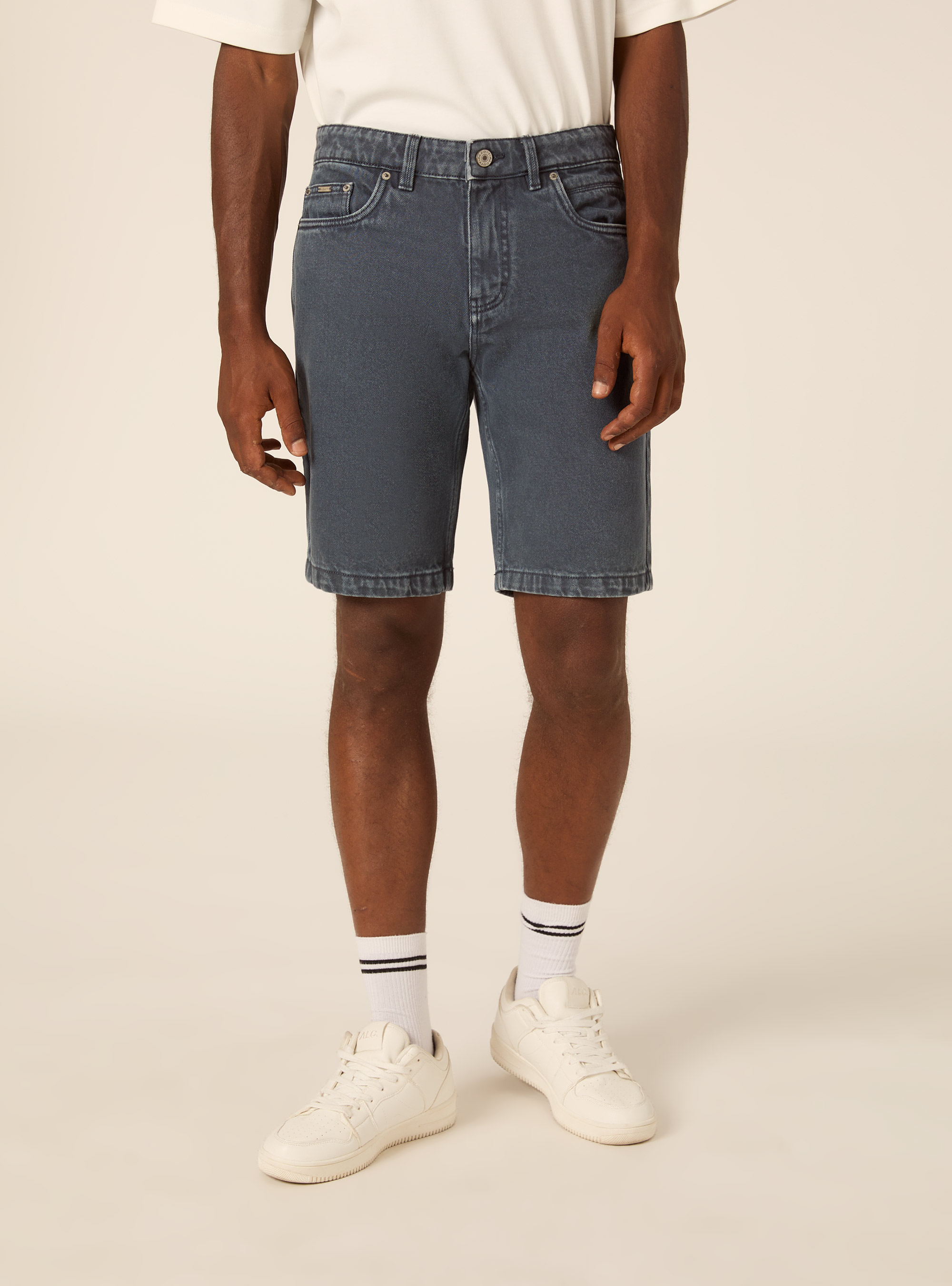 Bermuda Basique Teint en Pi&egrave;ce, NA2 NAVY MEDIUM