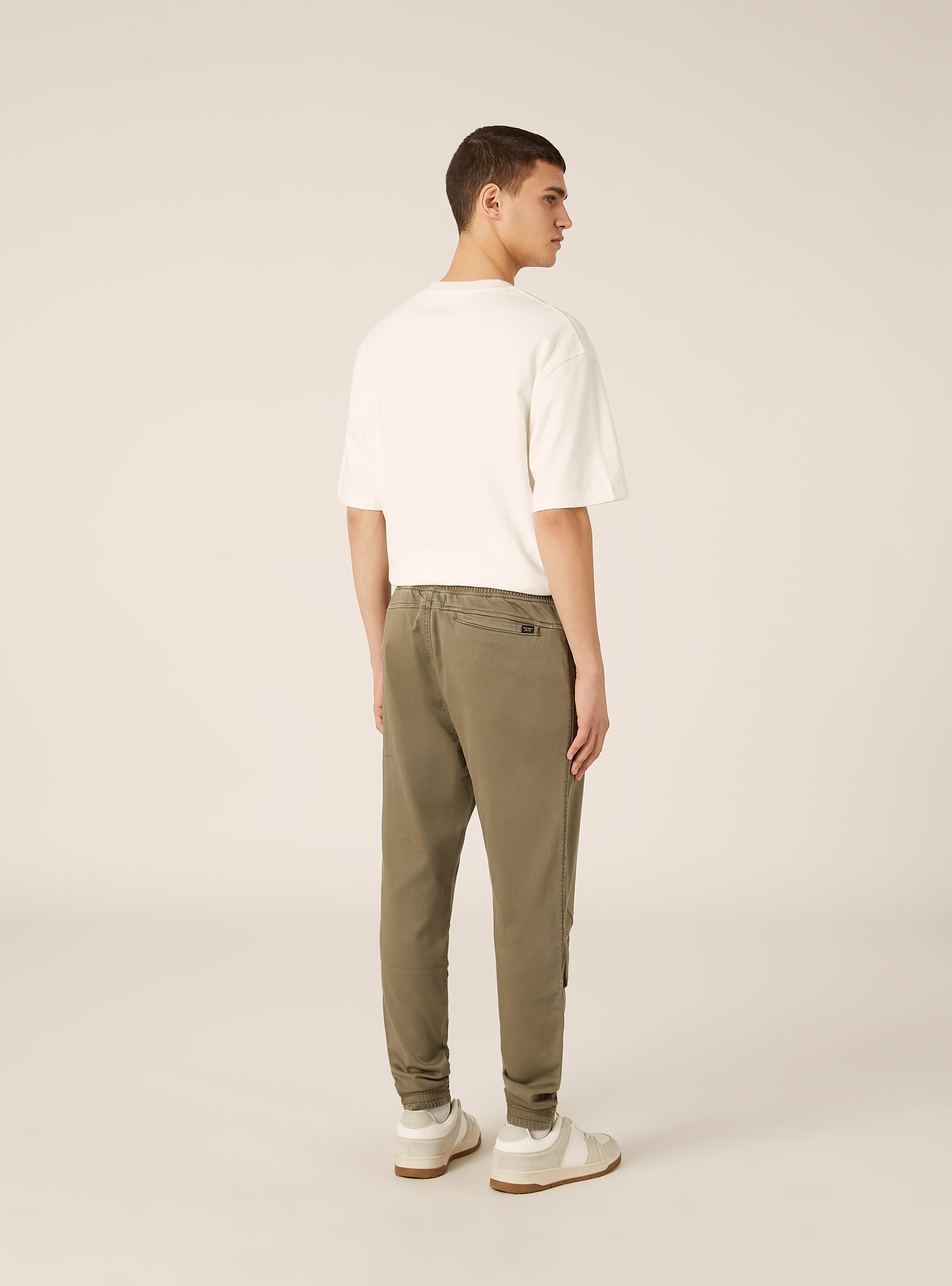 Pantaloni jogger in cotone, KAKY SCURO