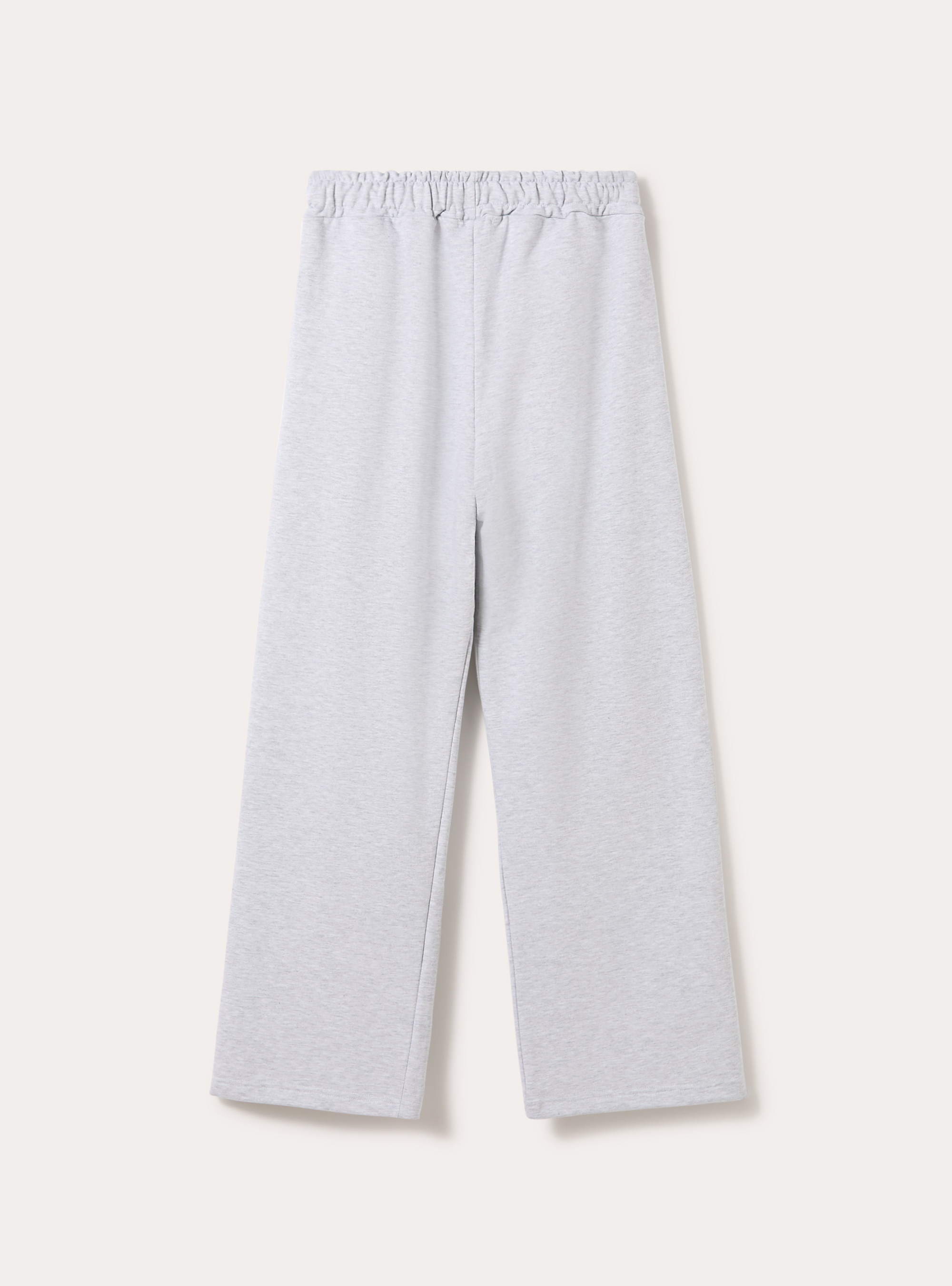 Pantalones jogger de pierna ancha, MGY3 GREY MEL LIGHT