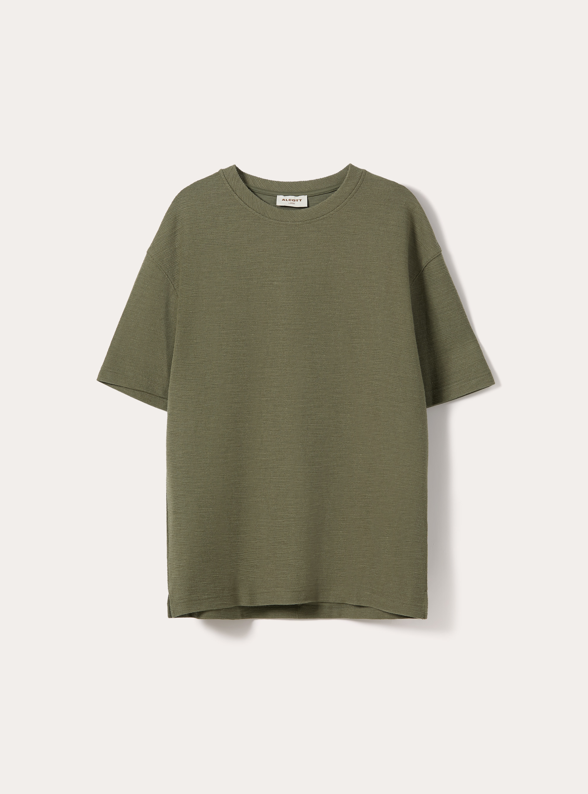 T-shirt en coton textur&eacute;, KY2 KAKY MEDIUM