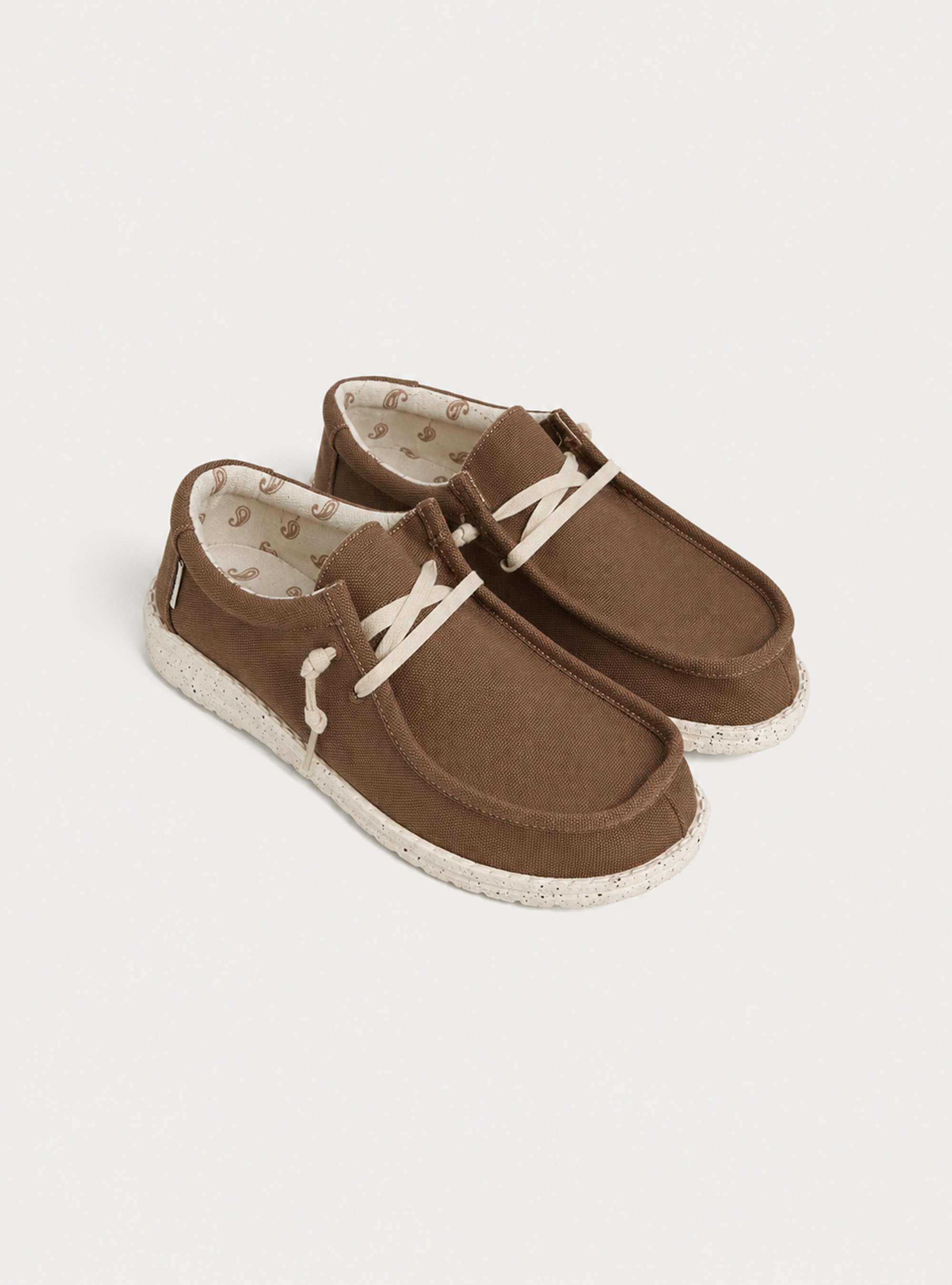 Scarpe mocassino con lacci, BR2 BROWN MEDIUM