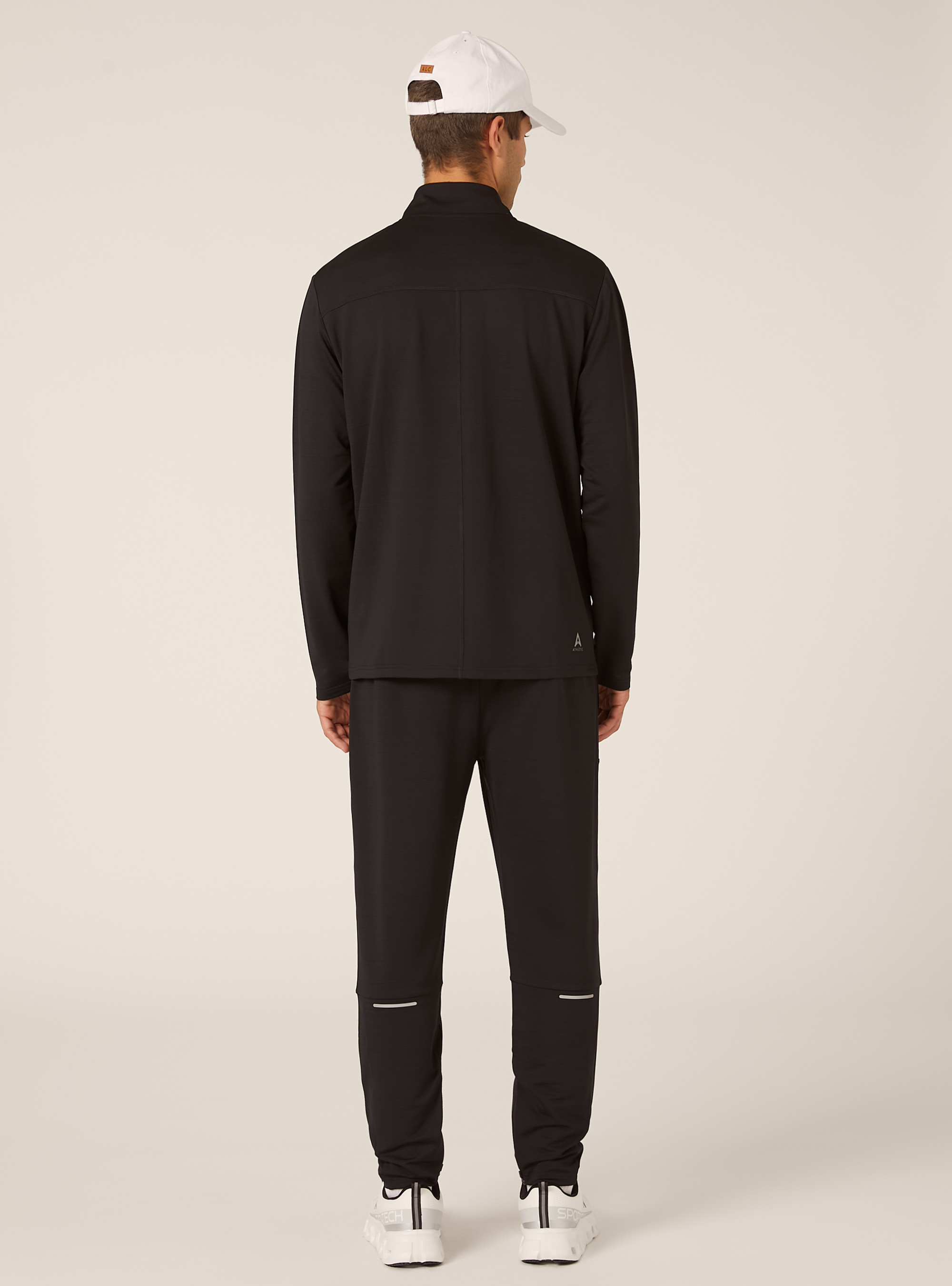 Sweat-shirt zipp&eacute; Athletic capsule, BK1 BLACK