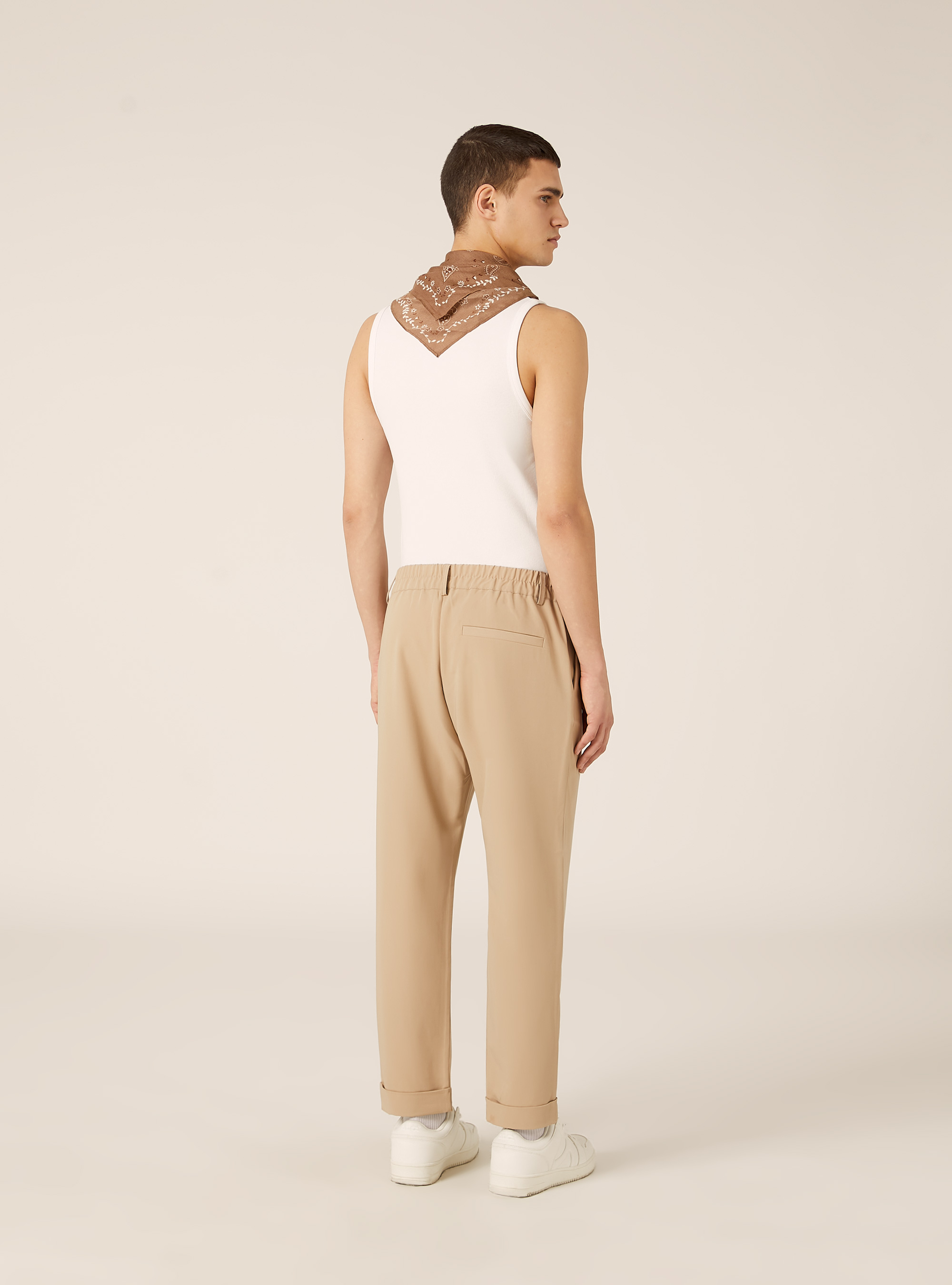Karottenhose mit Bundfalten, BG2 BEIGE MEDIUM