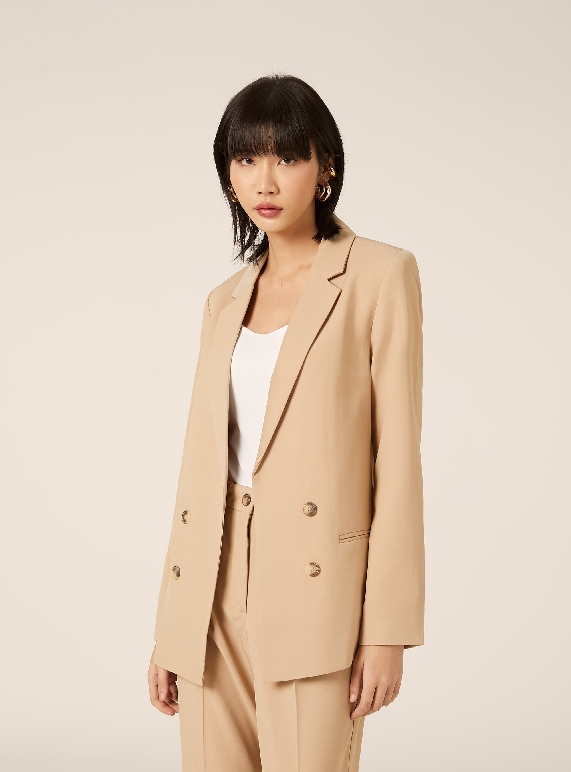 Blazer croise, SA3 SAND LIGHT