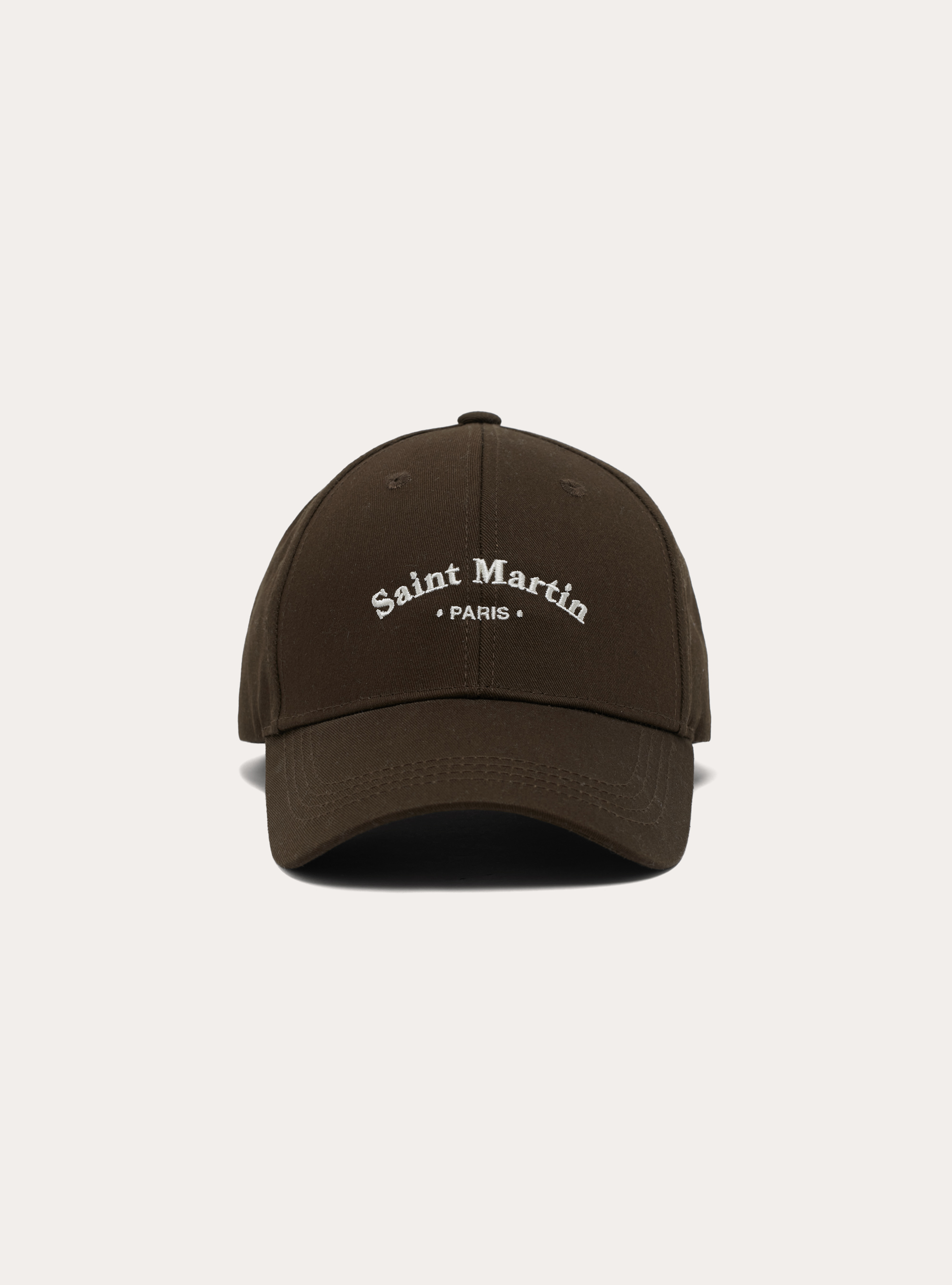 Bestickte Twill-Baseball-Cap, BR2 BROWN MEDIUM