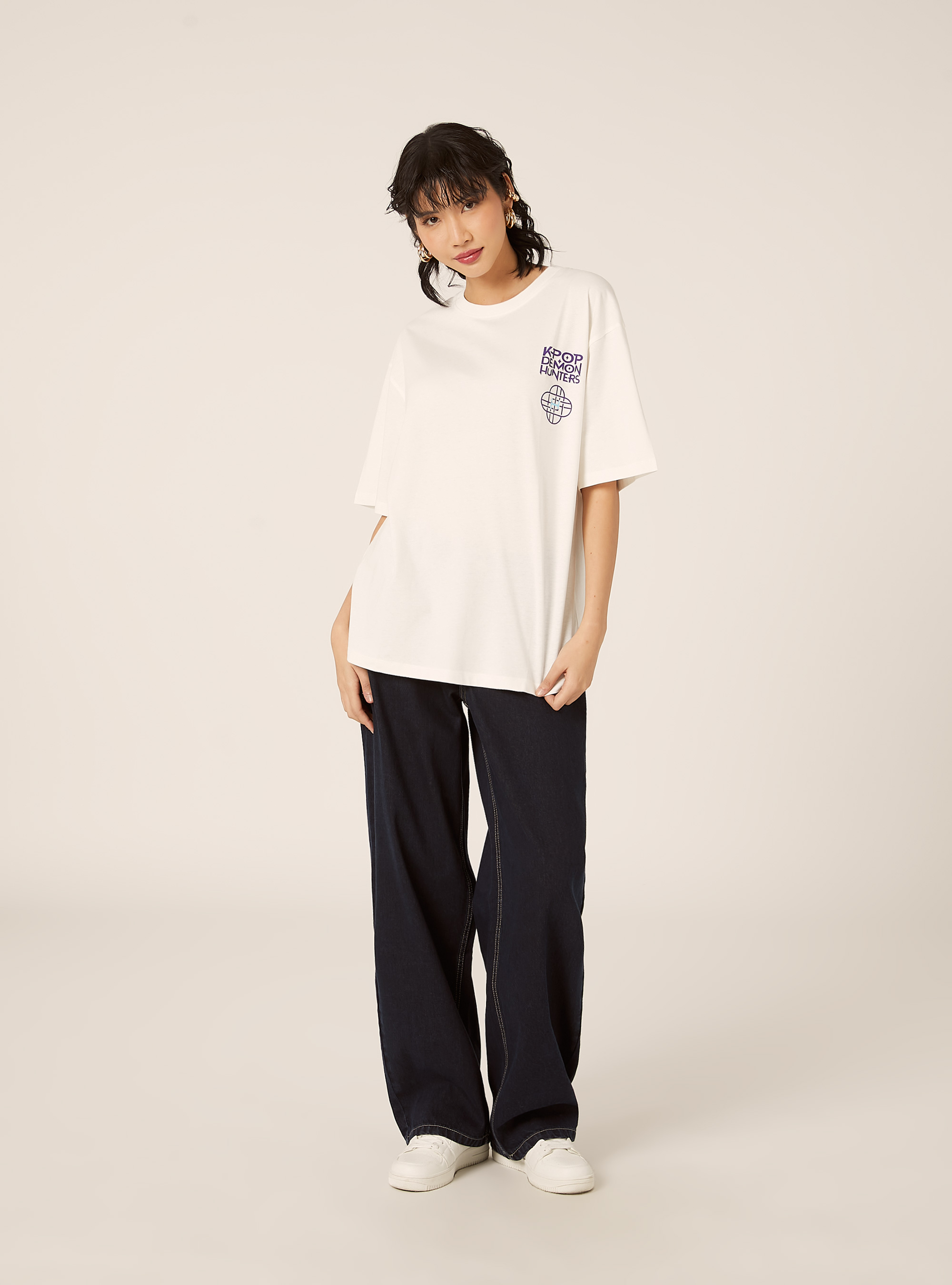 Camiseta KPop Demon Hunters / Alcott, WH2 WHITE