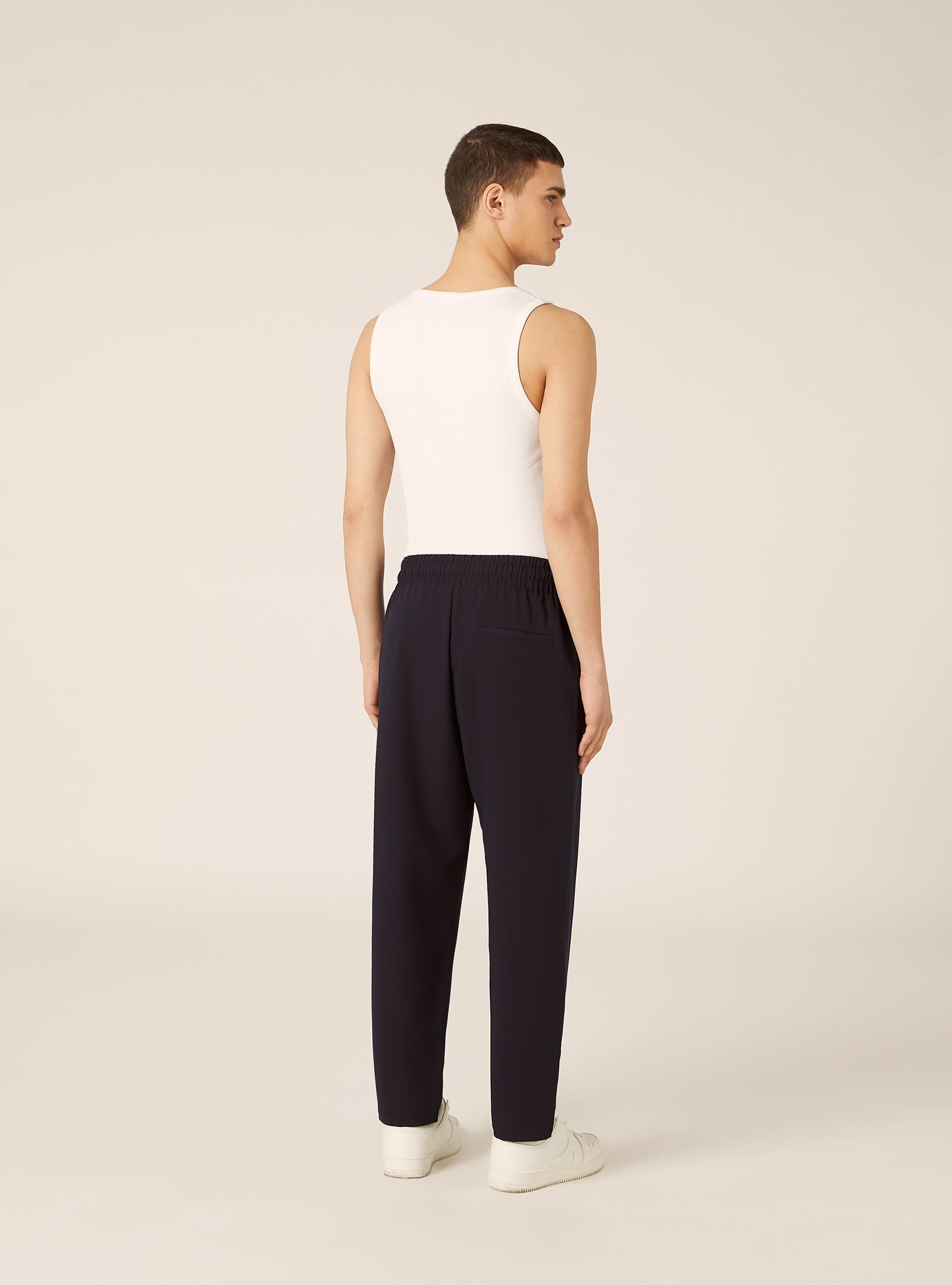 Carrot fit jogger pants, NA1 NAVY DARK