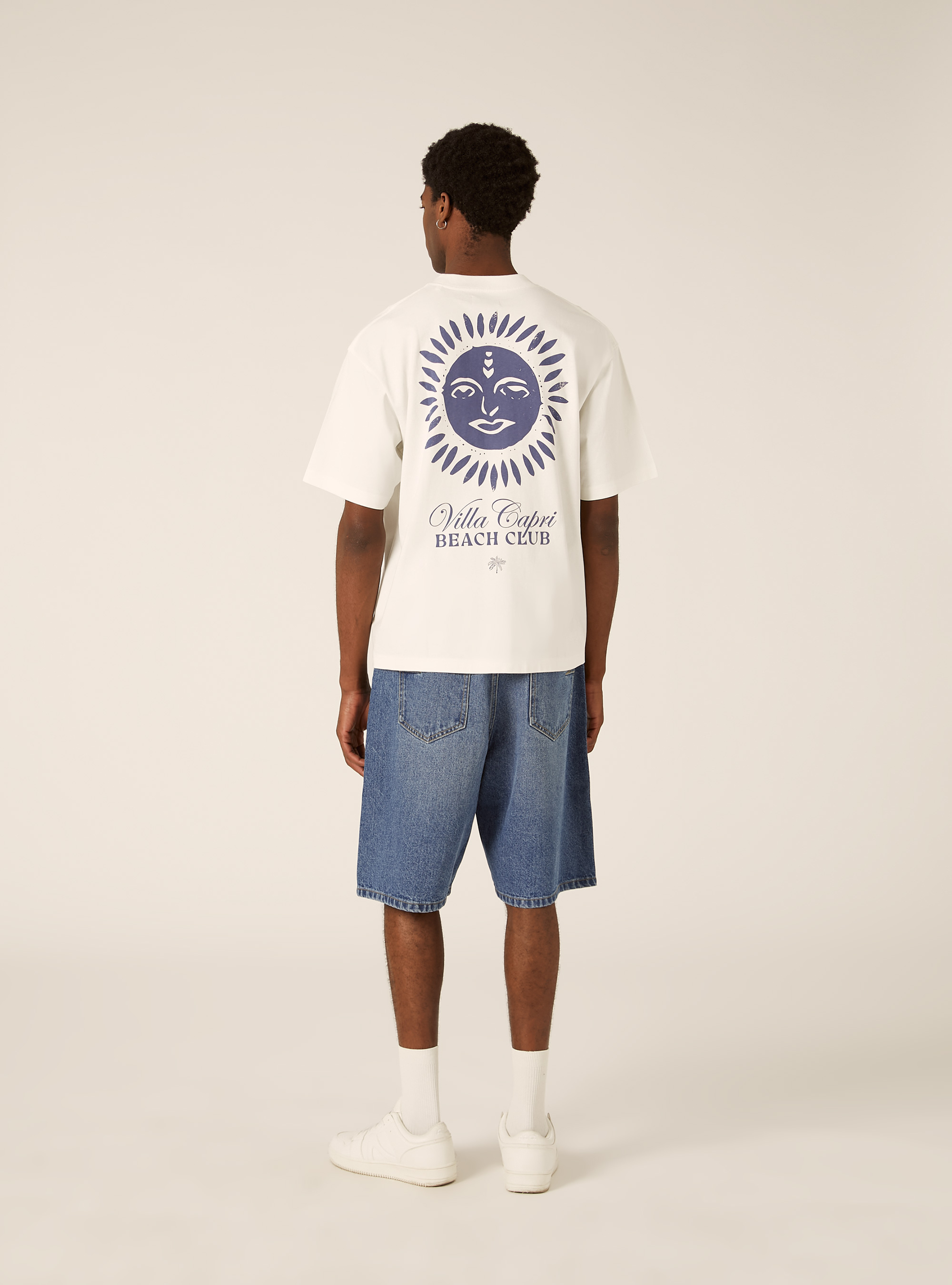 Boxy Fit T-Shirt Capri Amore Mio, WH2 WHITE