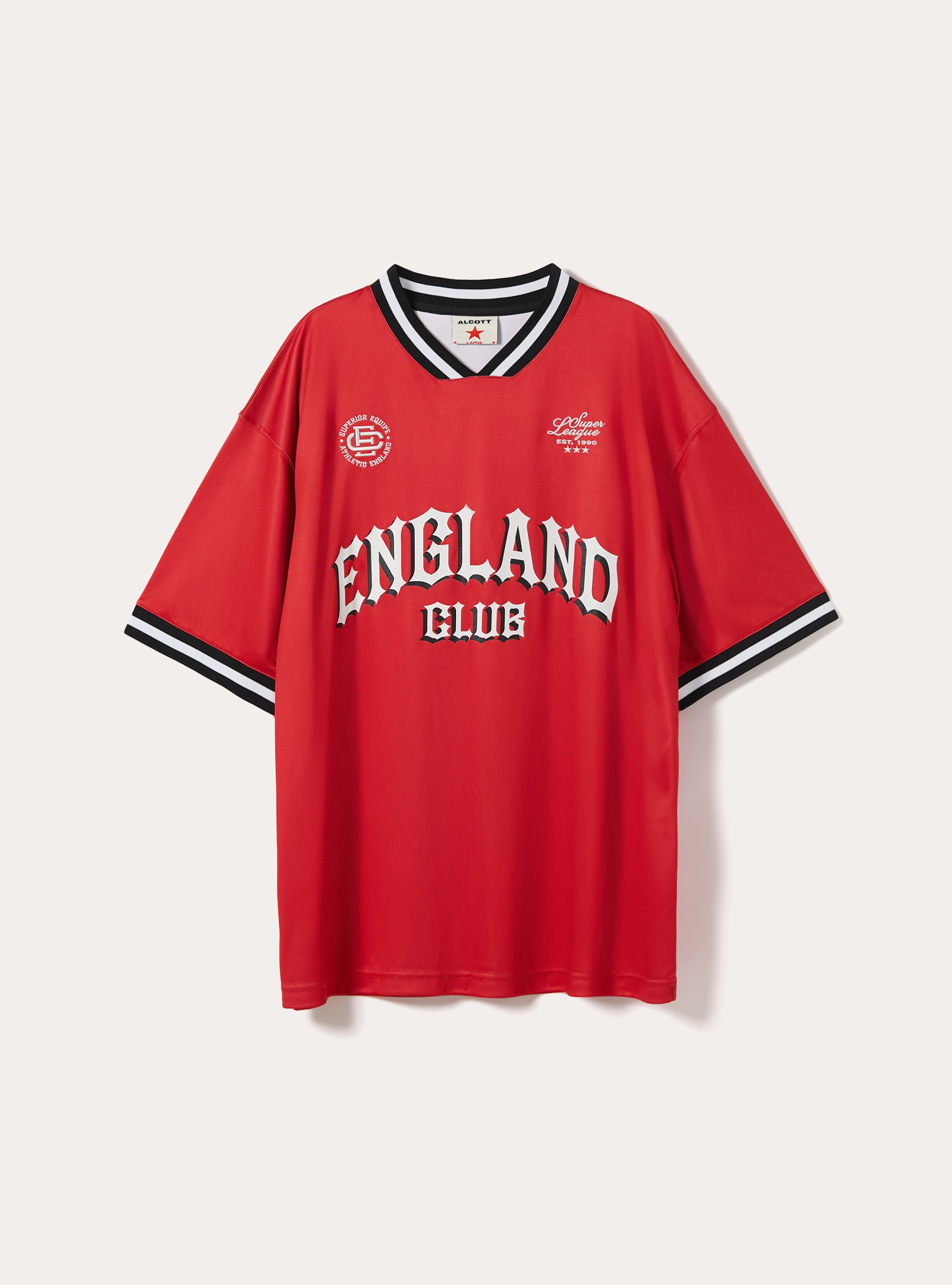 Blokecore Technical Lightweight Football Jersey, RD2 RED MEDIUM