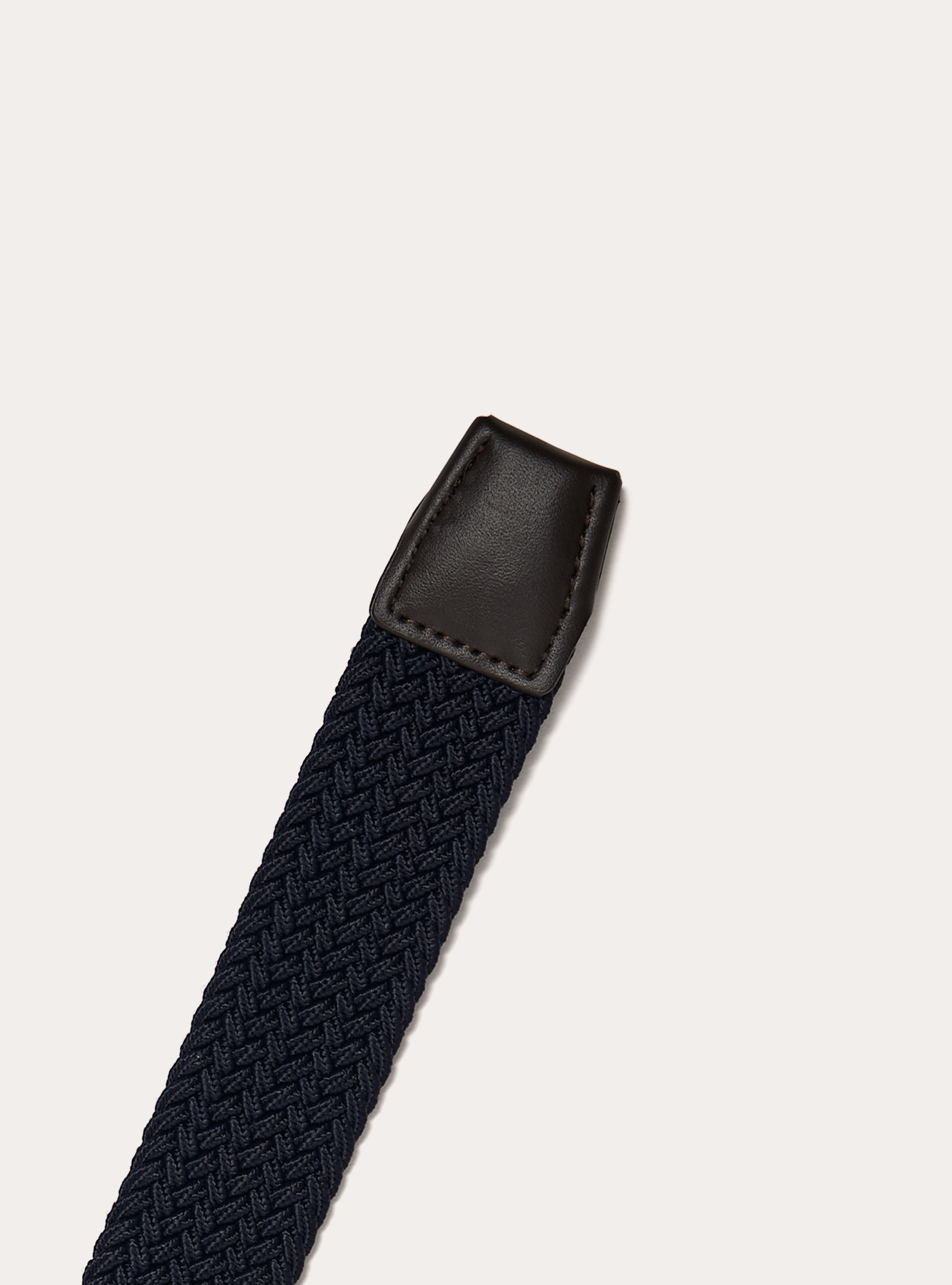 Ceinture tress&eacute;e &eacute;lastique, NA1 NAVY DARK