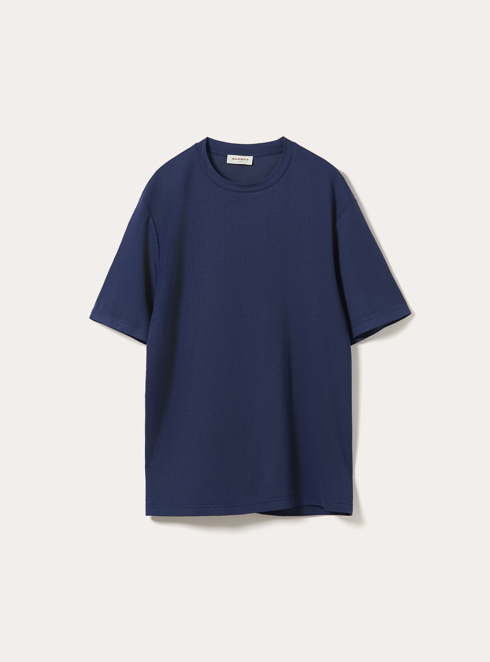 T-Shirt Coupe Boxy Texture, BL2 BLUE MEDIUM