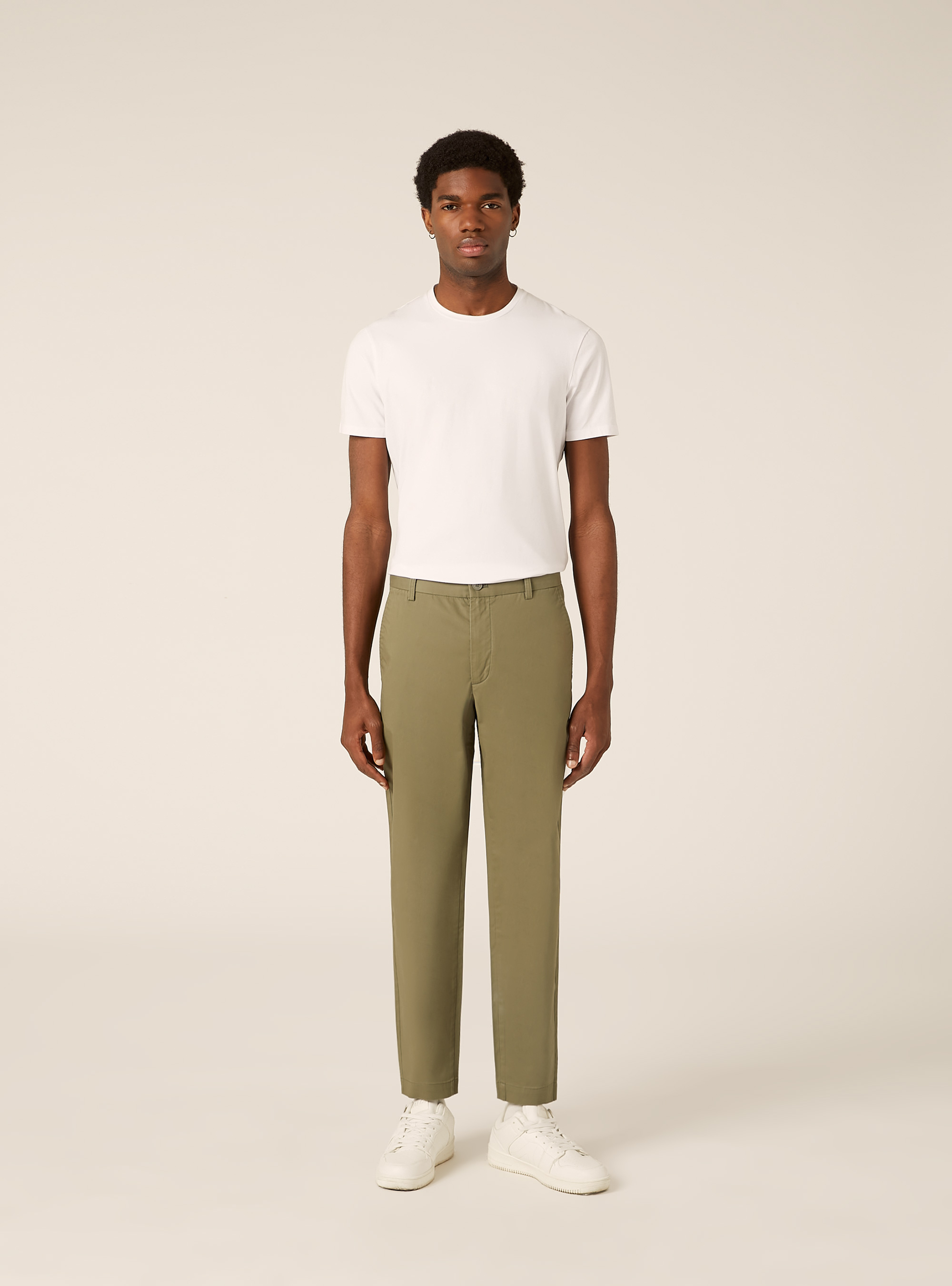 Slim Fit Chino-Hose, KY2 KAKY MEDIUM