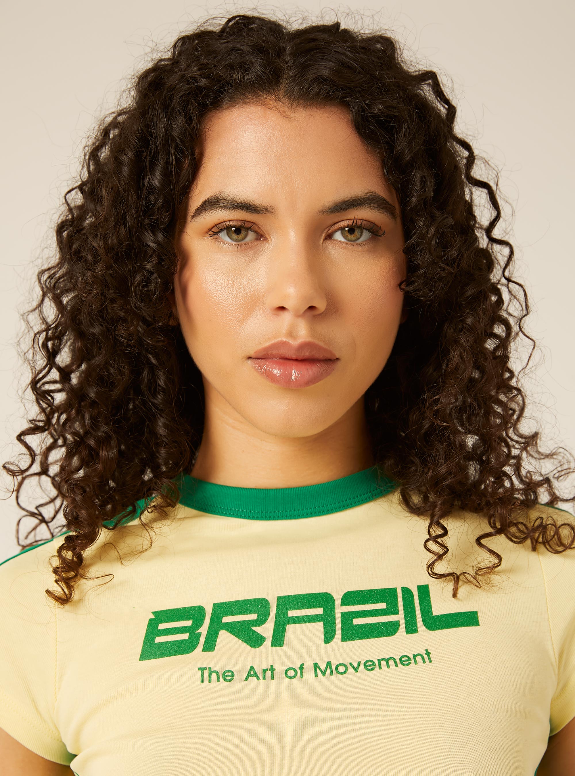 Camiseta Mundial Slim Fit, YE3 LIGHT YELLOW
