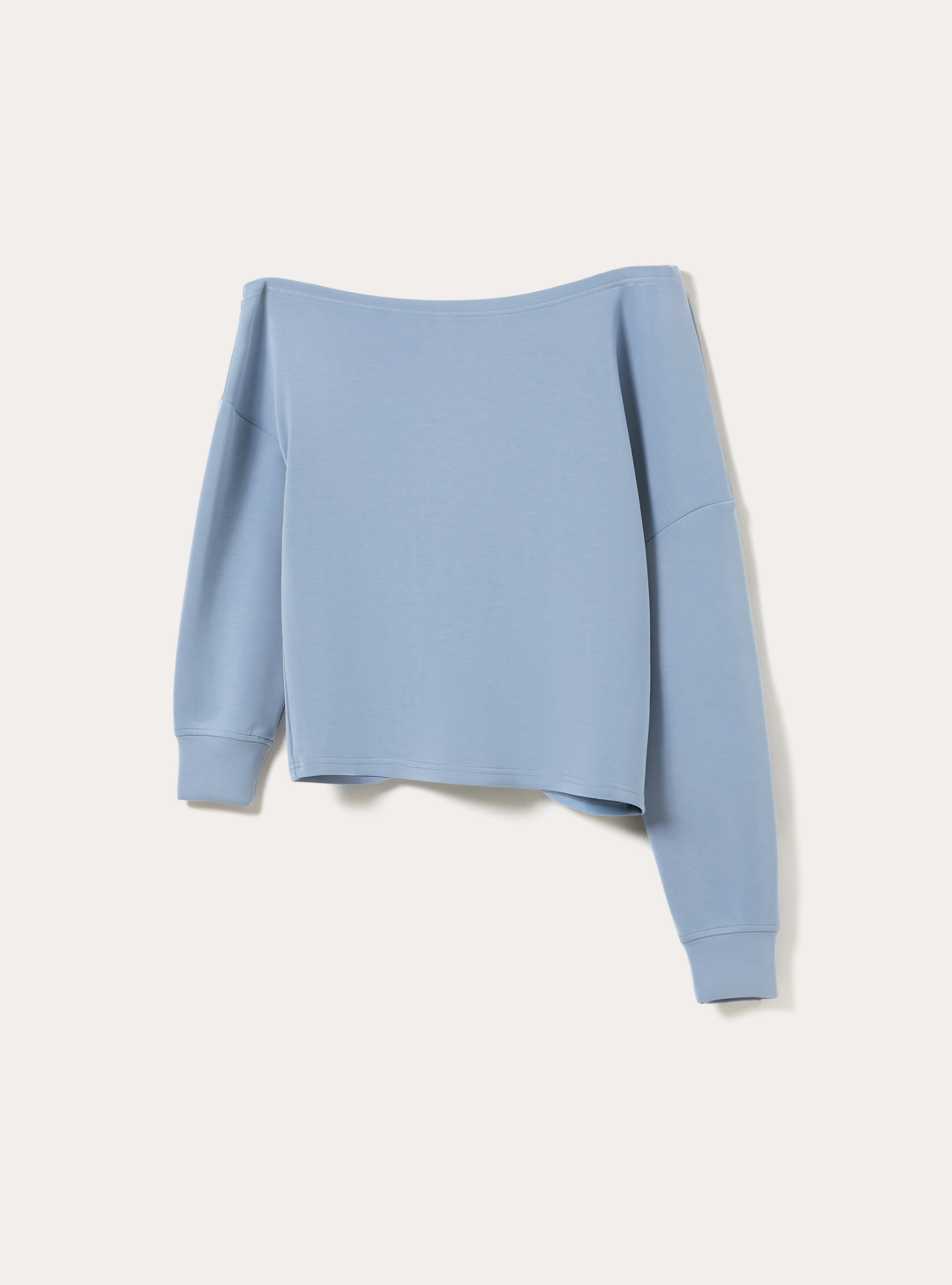 Sweat asym&eacute;trique doux au toucher, AZ2 AZURE MEDIUM