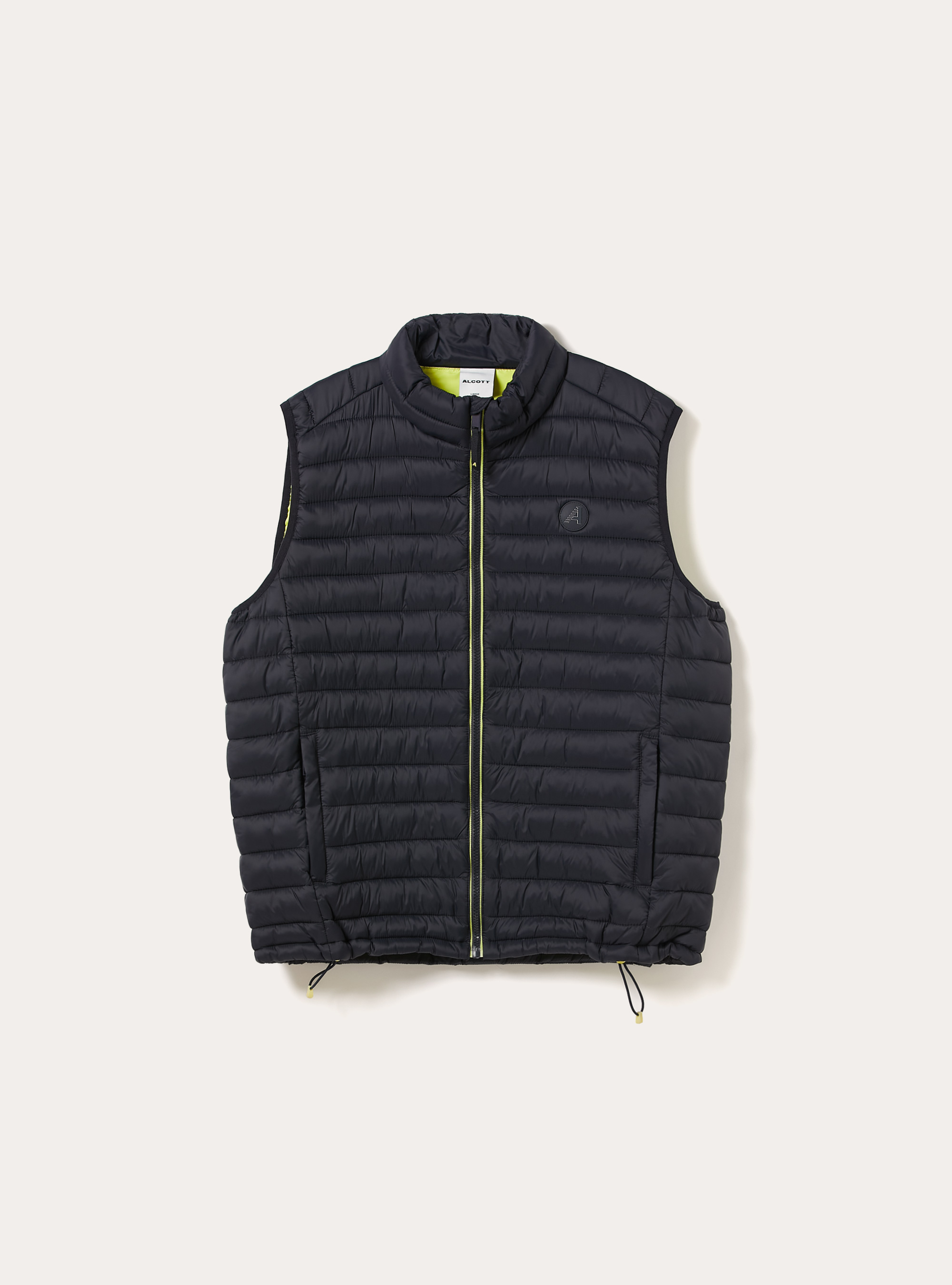 Padded sleeveless jacket with contrasting zip, NA2 NAVY MEDIUM