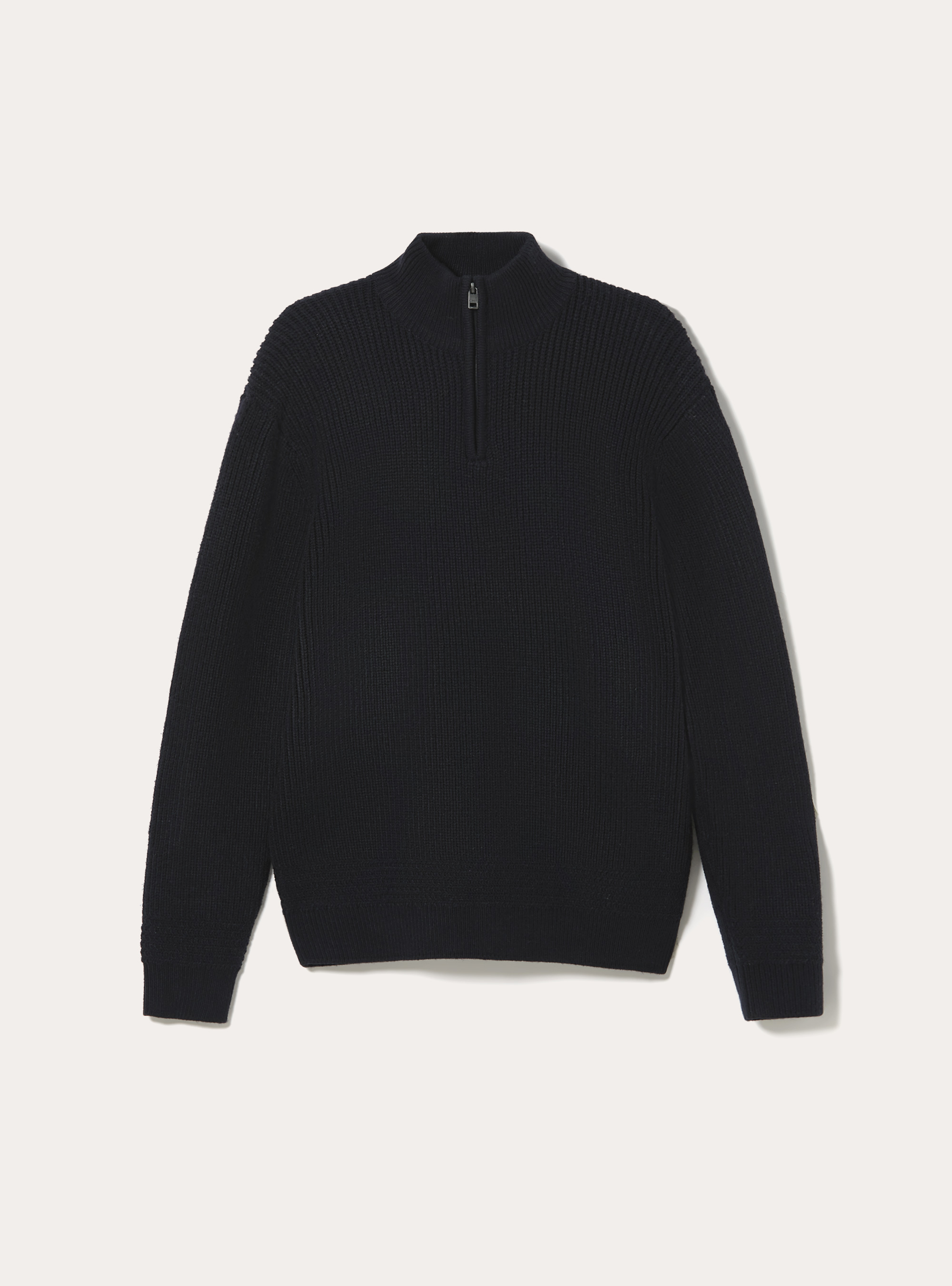 Pull &agrave; col montant et demi-zip, NA1 NAVY DARK