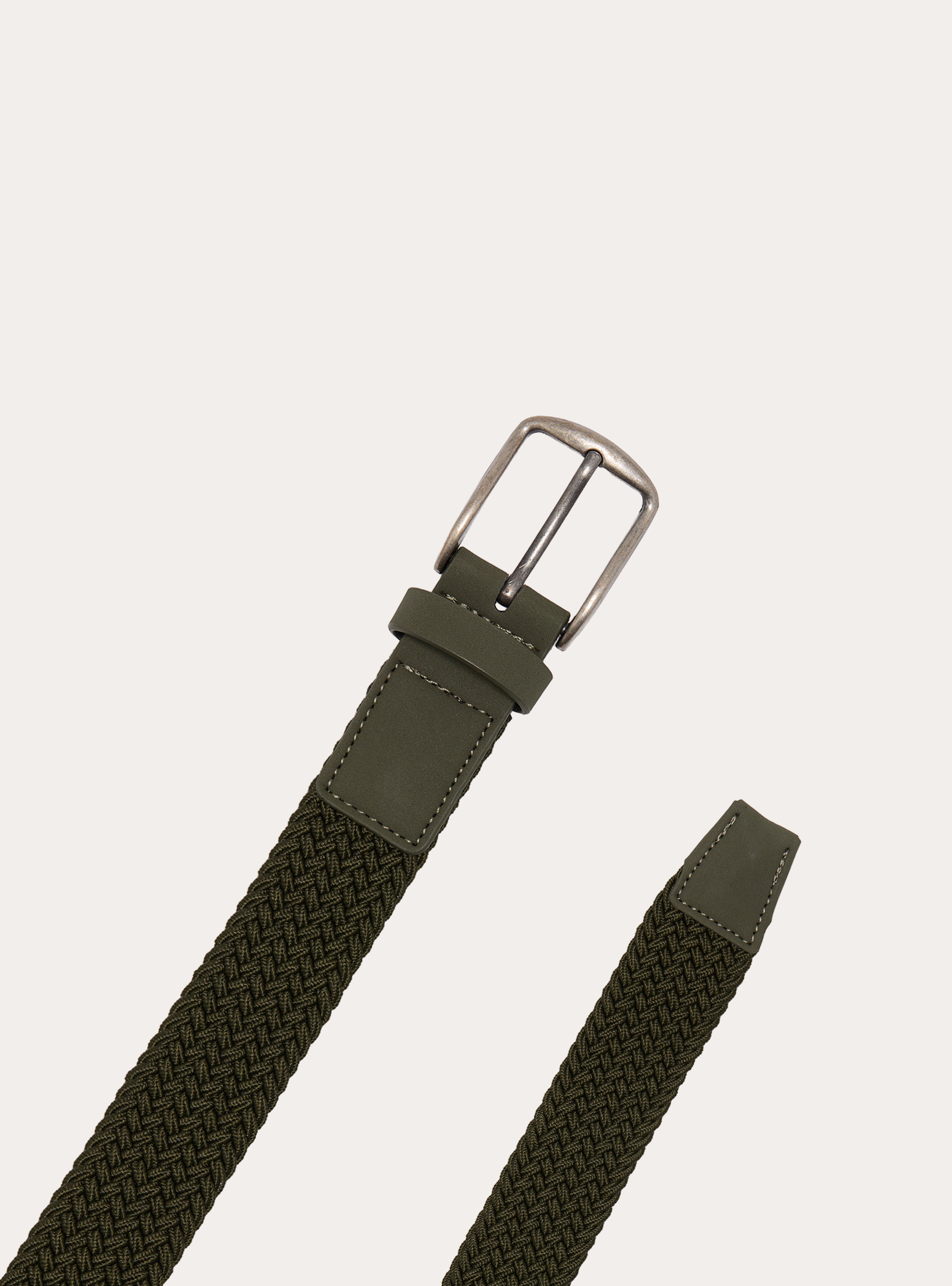 Ceinture tress&eacute;e &eacute;lastique, KY2 KAKY MEDIUM