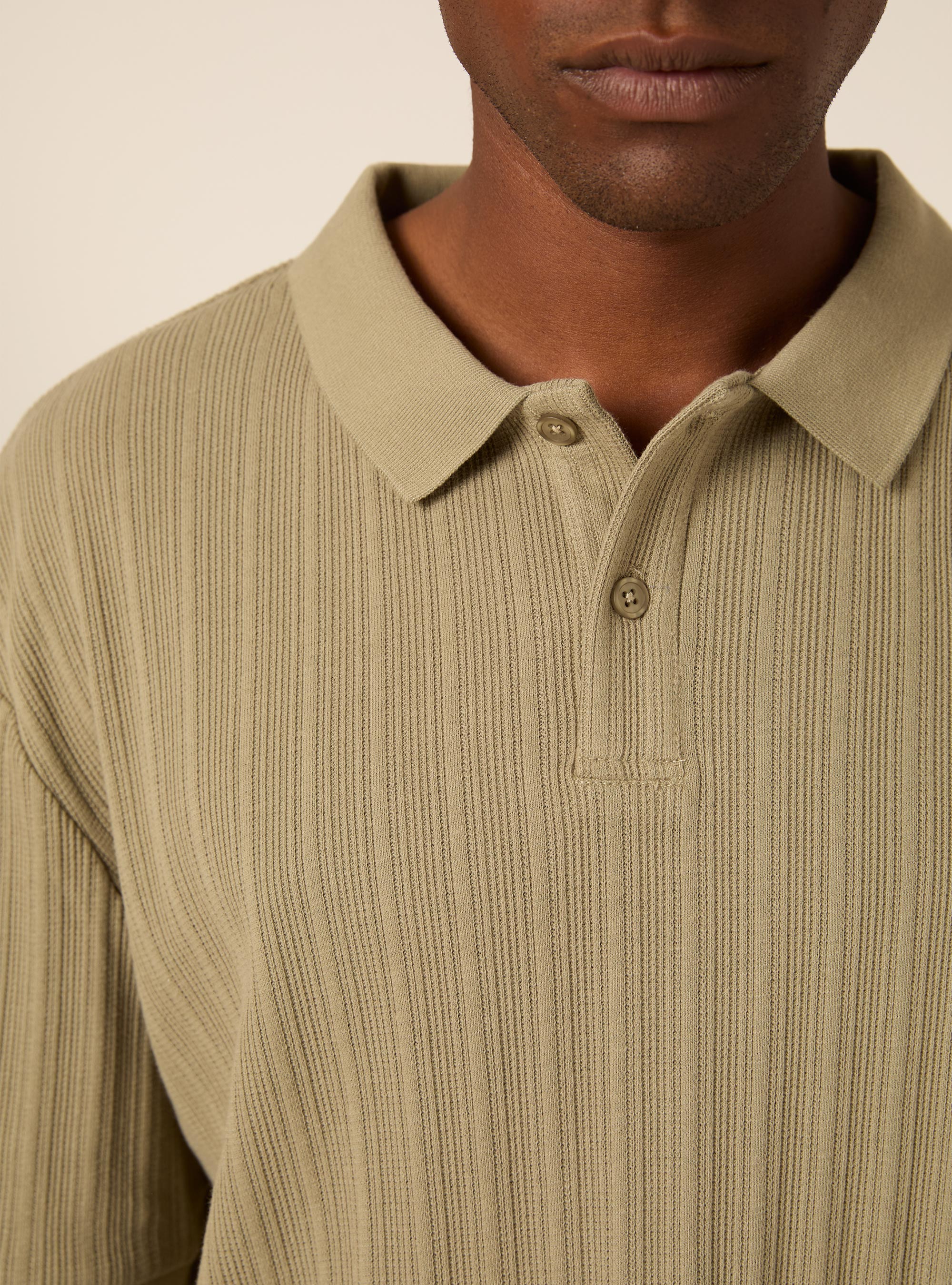 Regular Fit Structured Jersey Polo Shirt, KY3 KAKY LIGHT