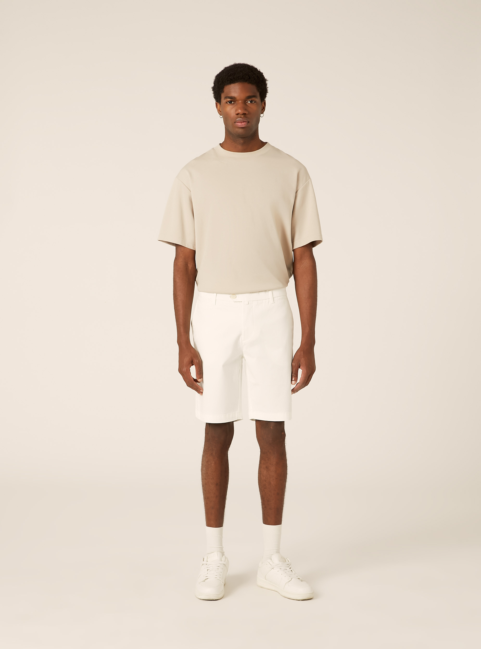 Bermuda Chino de Sarga, WH1 OFF WHITE