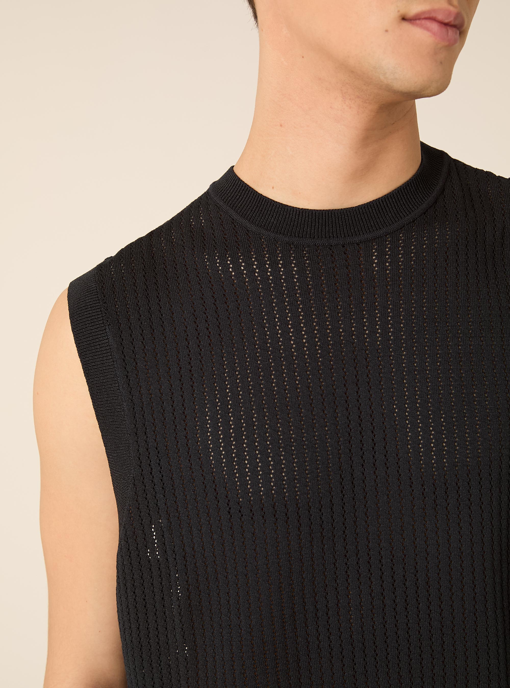 Knit Vest, NA2 NAVY MEDIUM