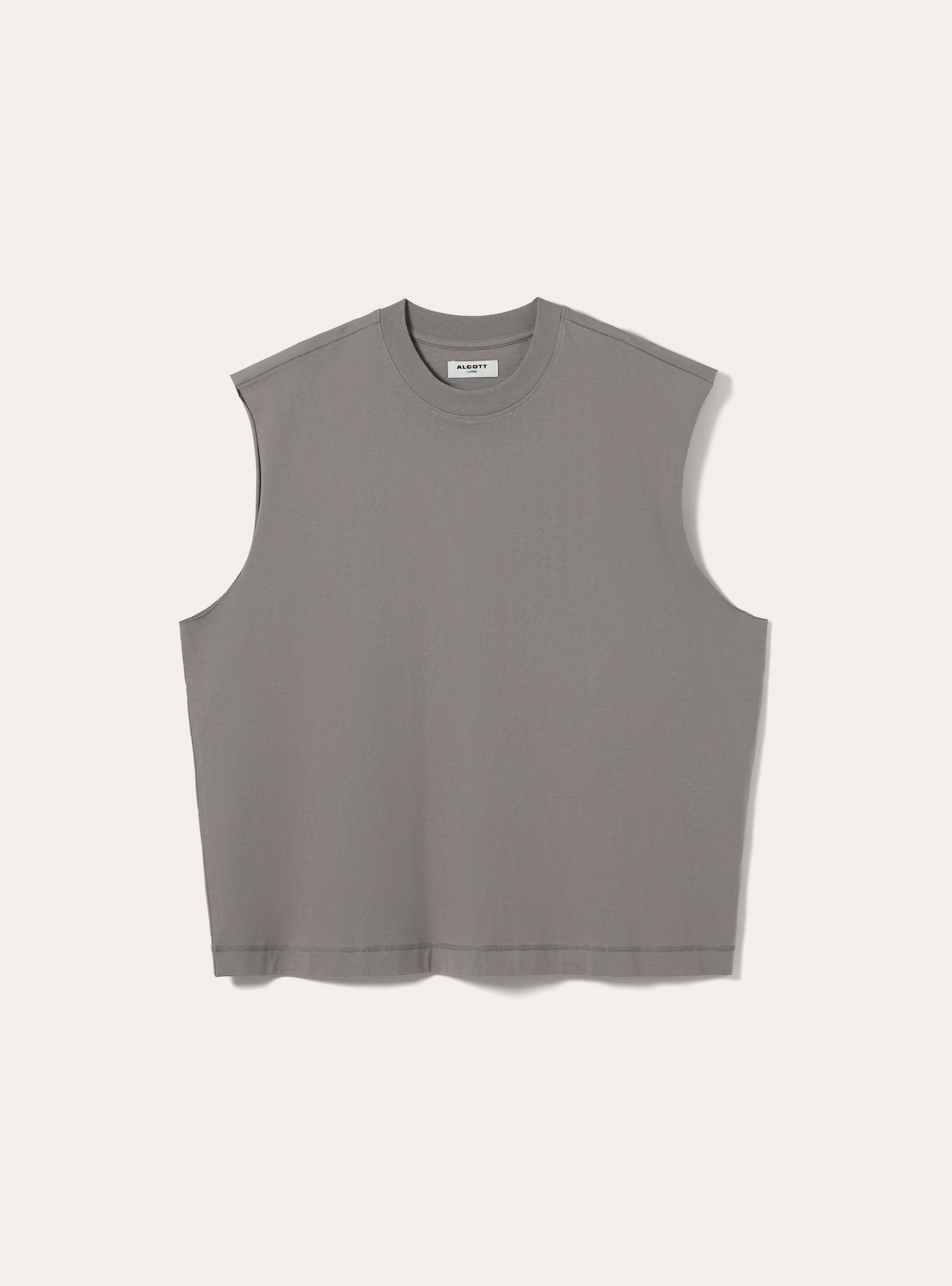 Boxy Fit Tanktop, GY2 GREY MEDIUM