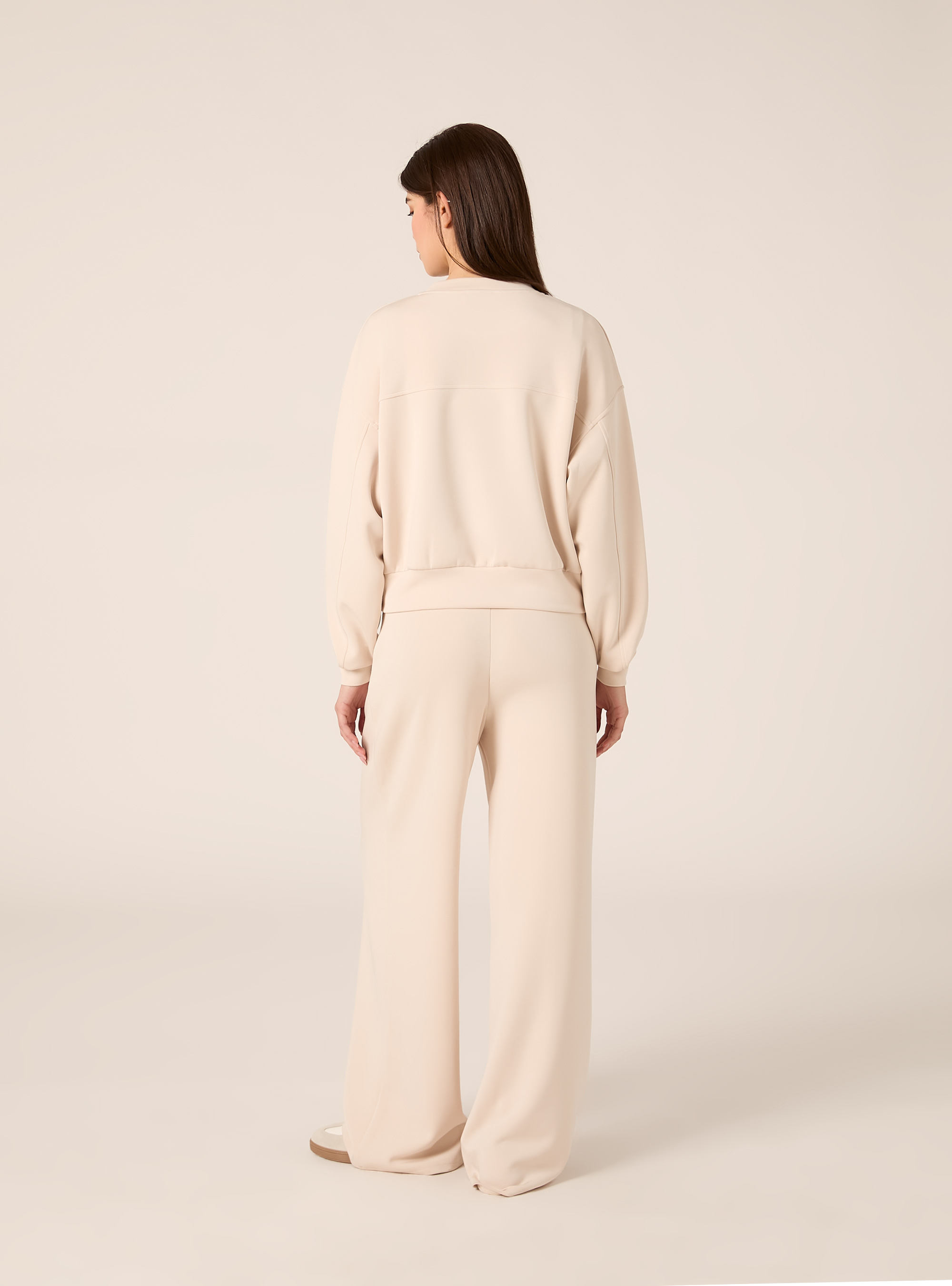Soft-Touch-Sweatshirt, CR3 CREAM LIGHT