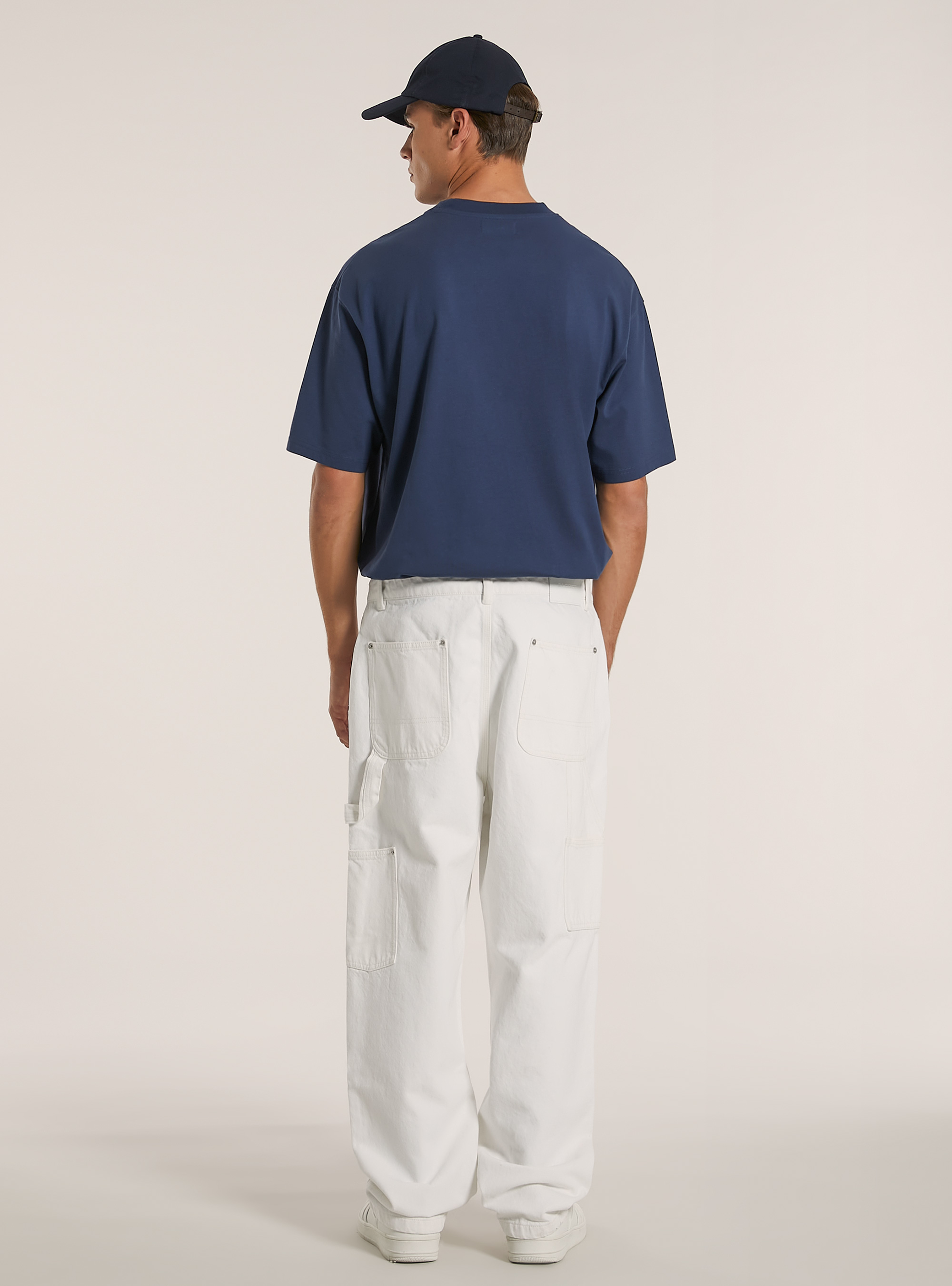 Jeans de charpentier ouvrier, WH1 OFF WHITE