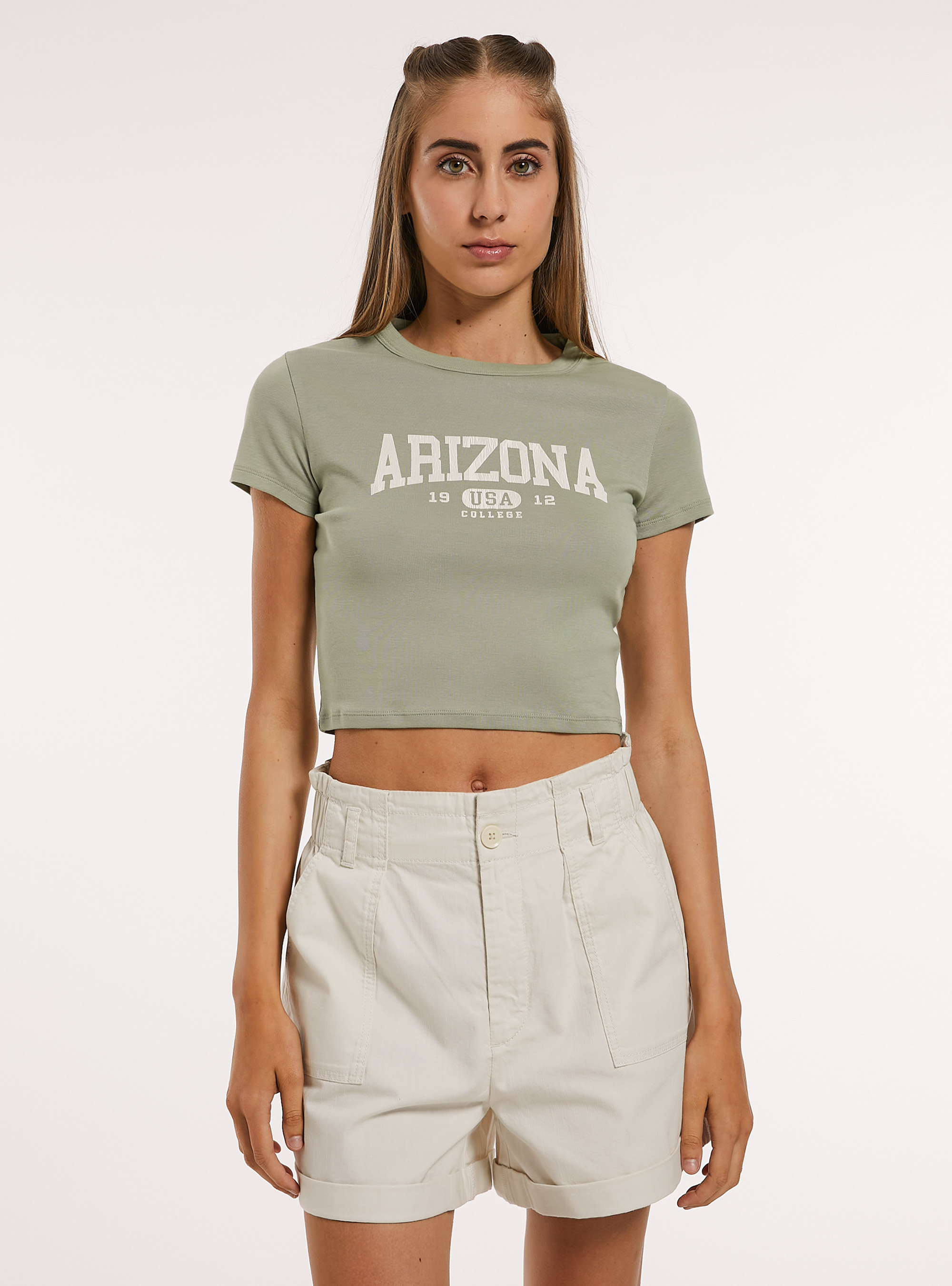T-shirt court avec imprim&eacute;, GN3 GREEN LIGHT
