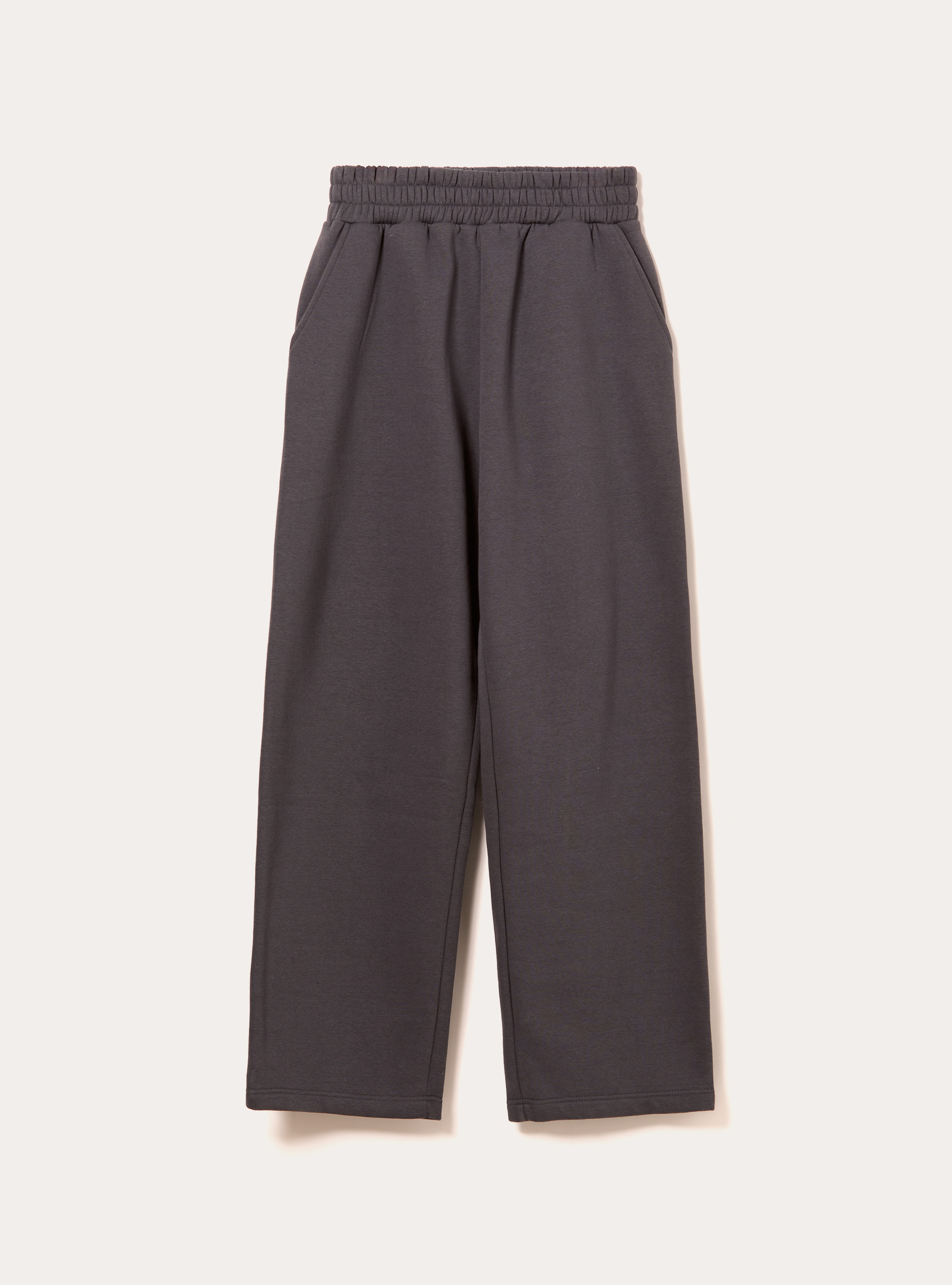 Pantalon ample en molleton, GY1 GREY DARK