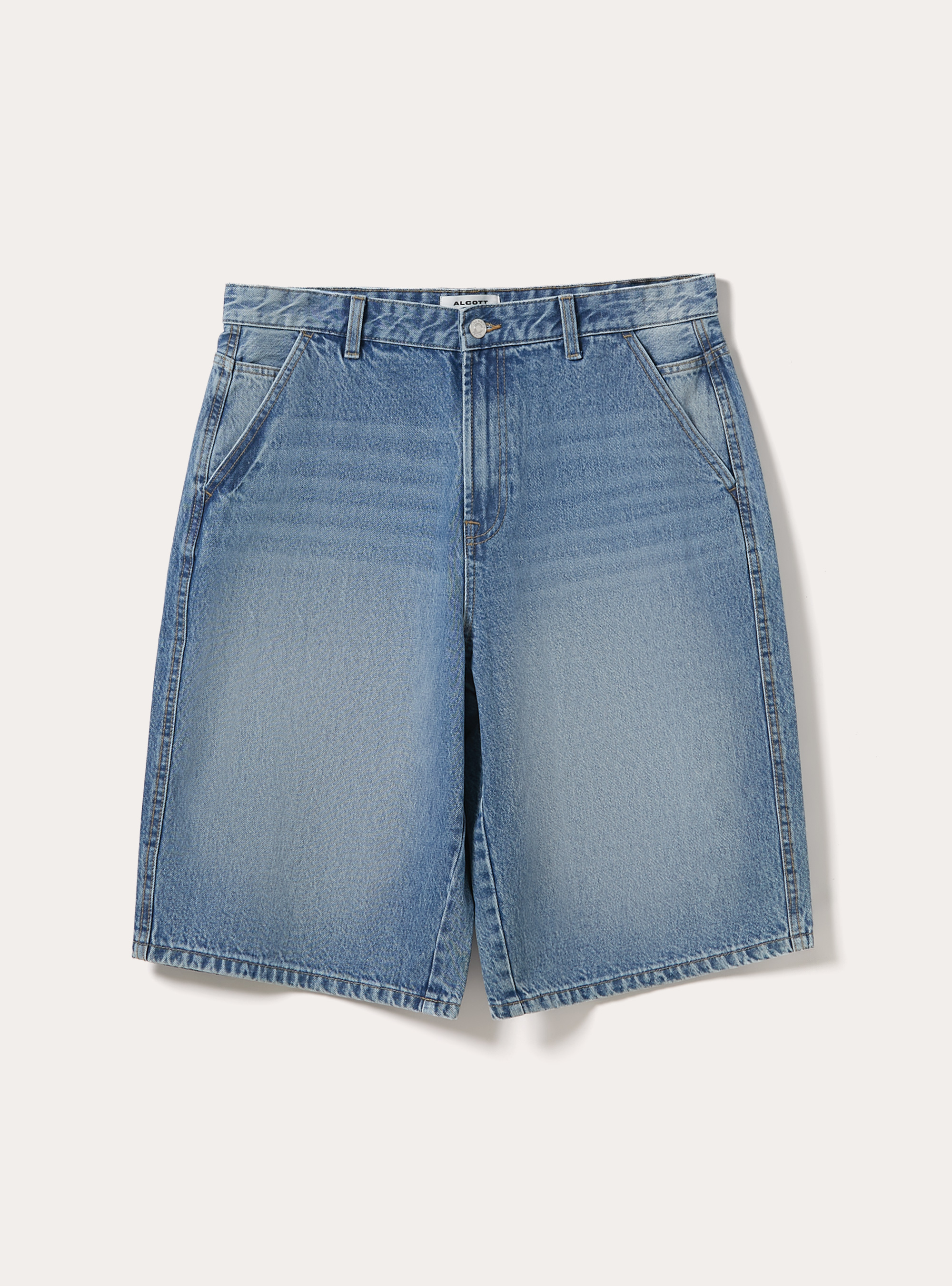 Jorts Vaqueros Loose Fit, D007 LIGHT AZURE