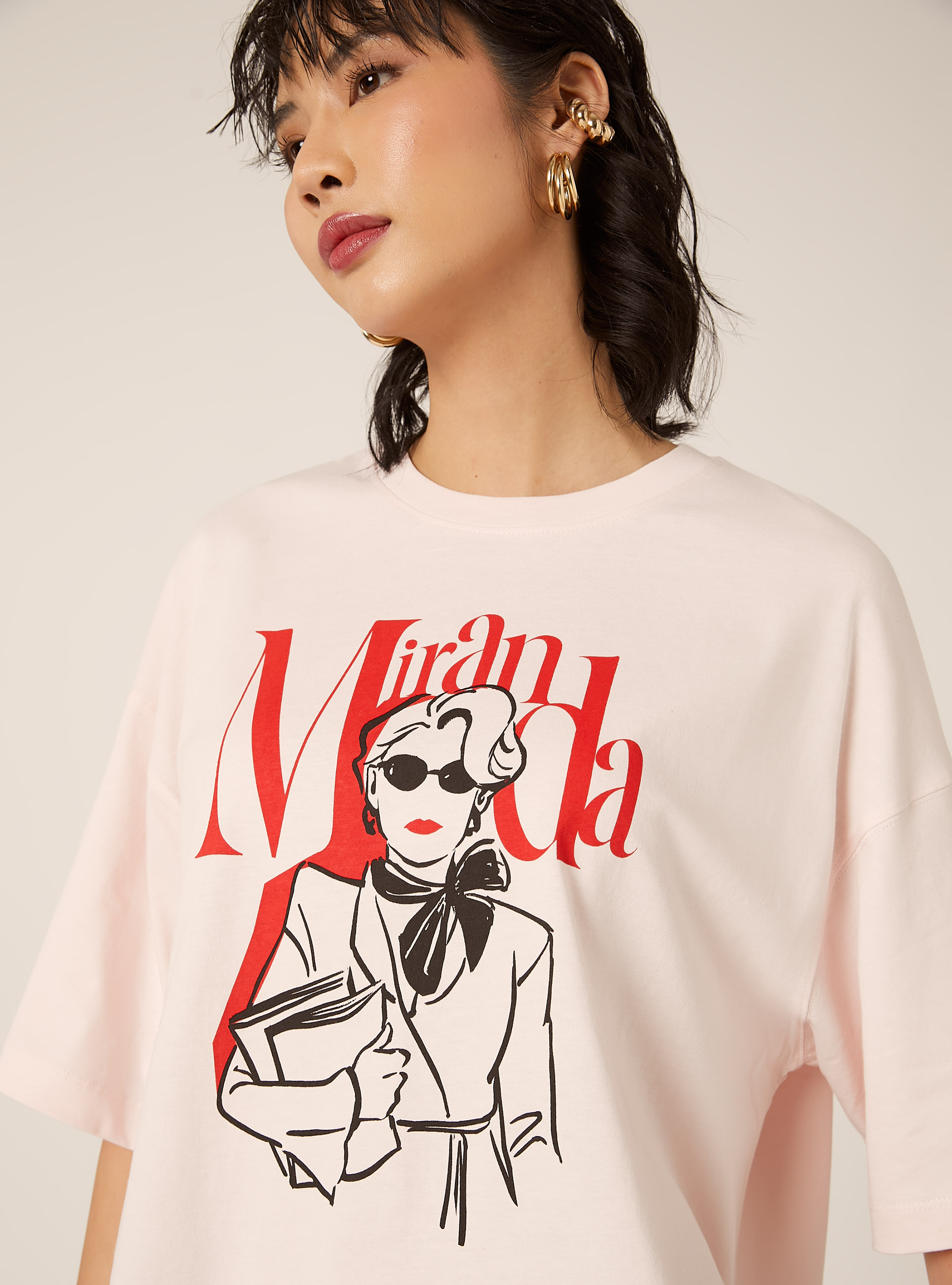 Camiseta El diablo viste de Prada / Alcott, PK3 PINK LIGHT